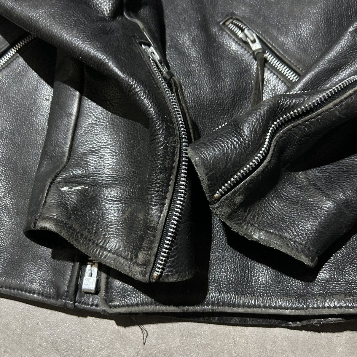 Harley Davidson Vintage Harley Davidson leather biker jacket Size US L / EU 52-54 / 3 - 9 Thumbnail