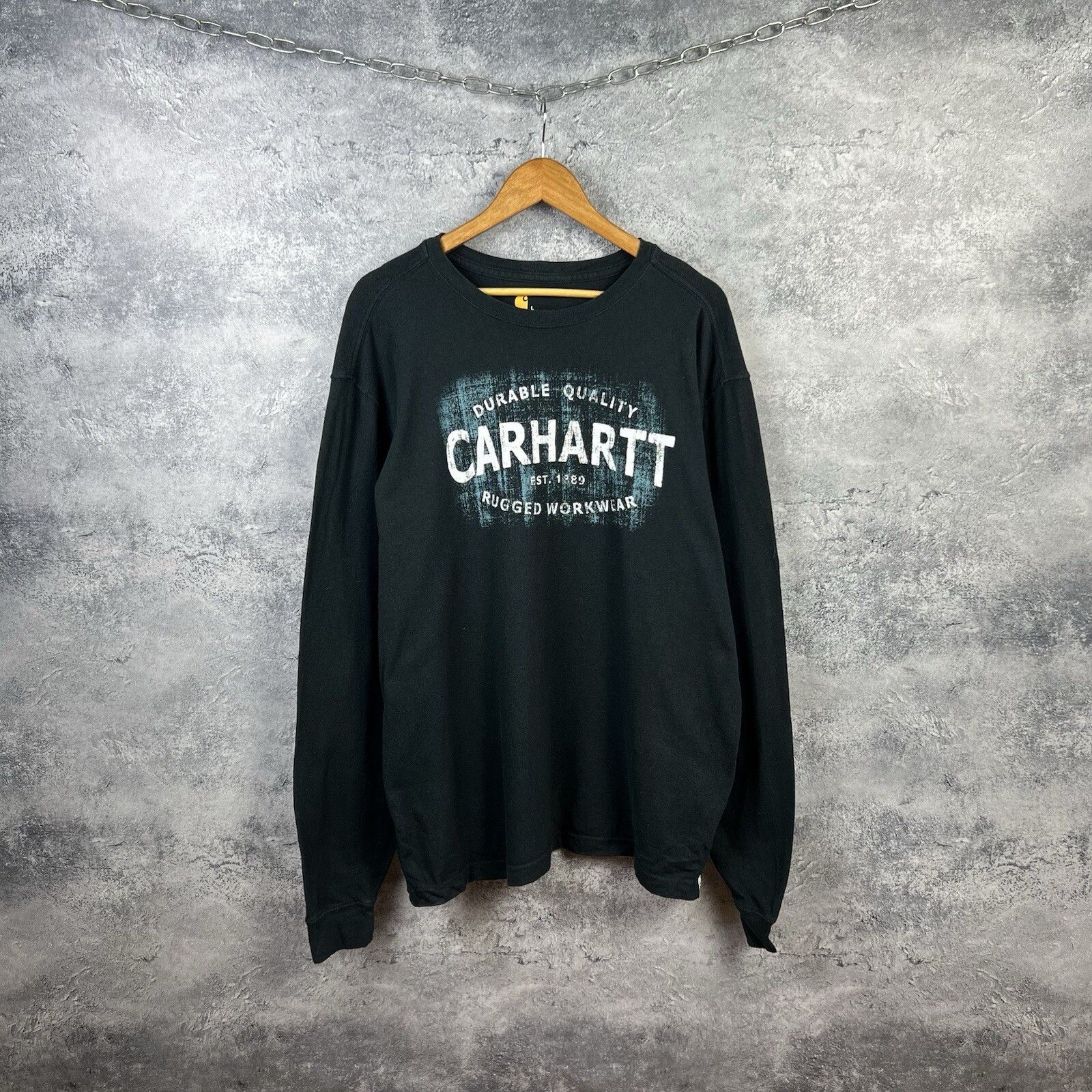 Carhartt Carhartt Longsleeve Men's Size L Black Cotton Size US L / EU 52-54 / 3 - 1 Thumbnail