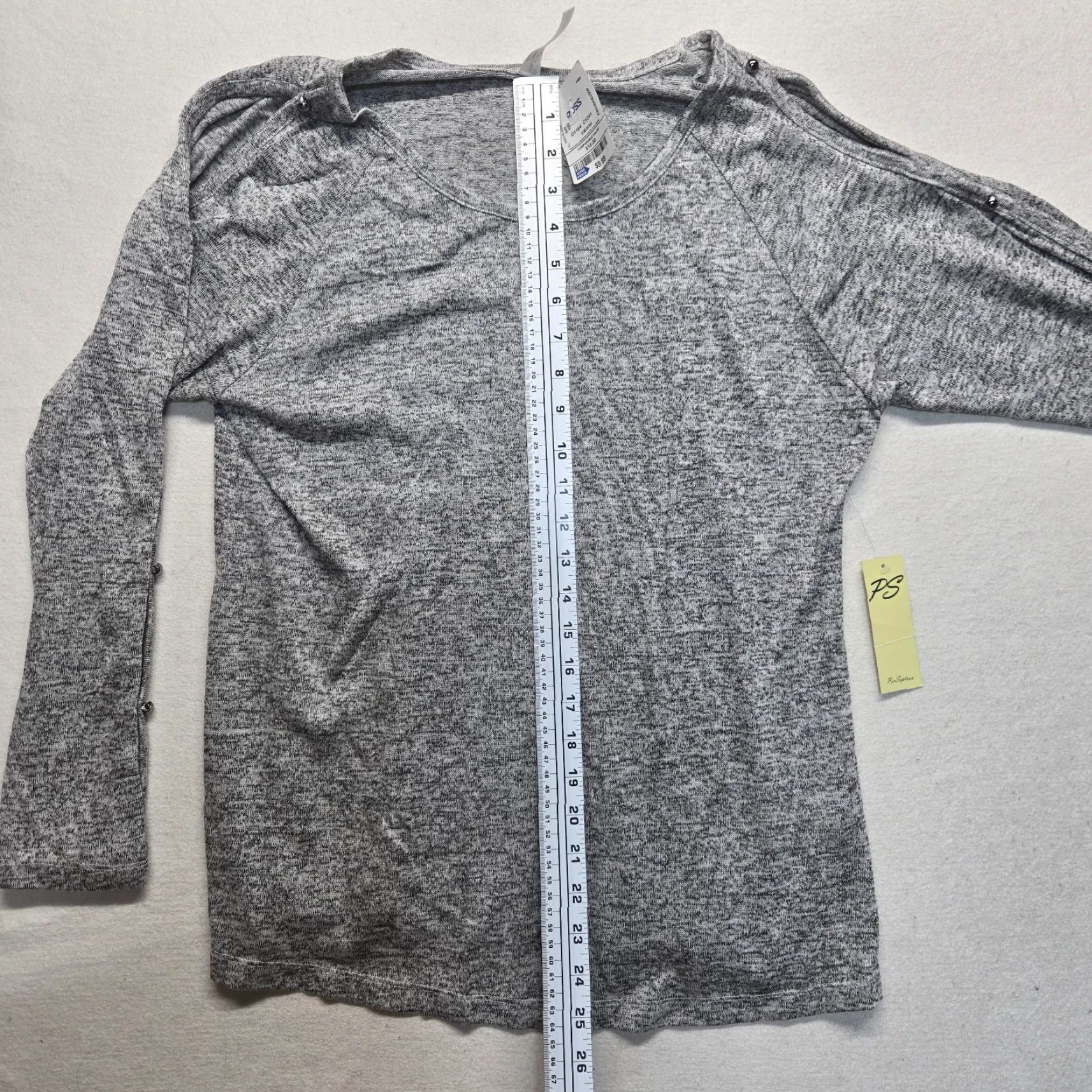 Vintage Perseption Concept Sweater Long Sleeve Adult Women's XL Gray Crew Neck Knit Pullover Casual Fall Winter Womens Size XL / US 12-14 / IT 48-50 - 6 Thumbnail