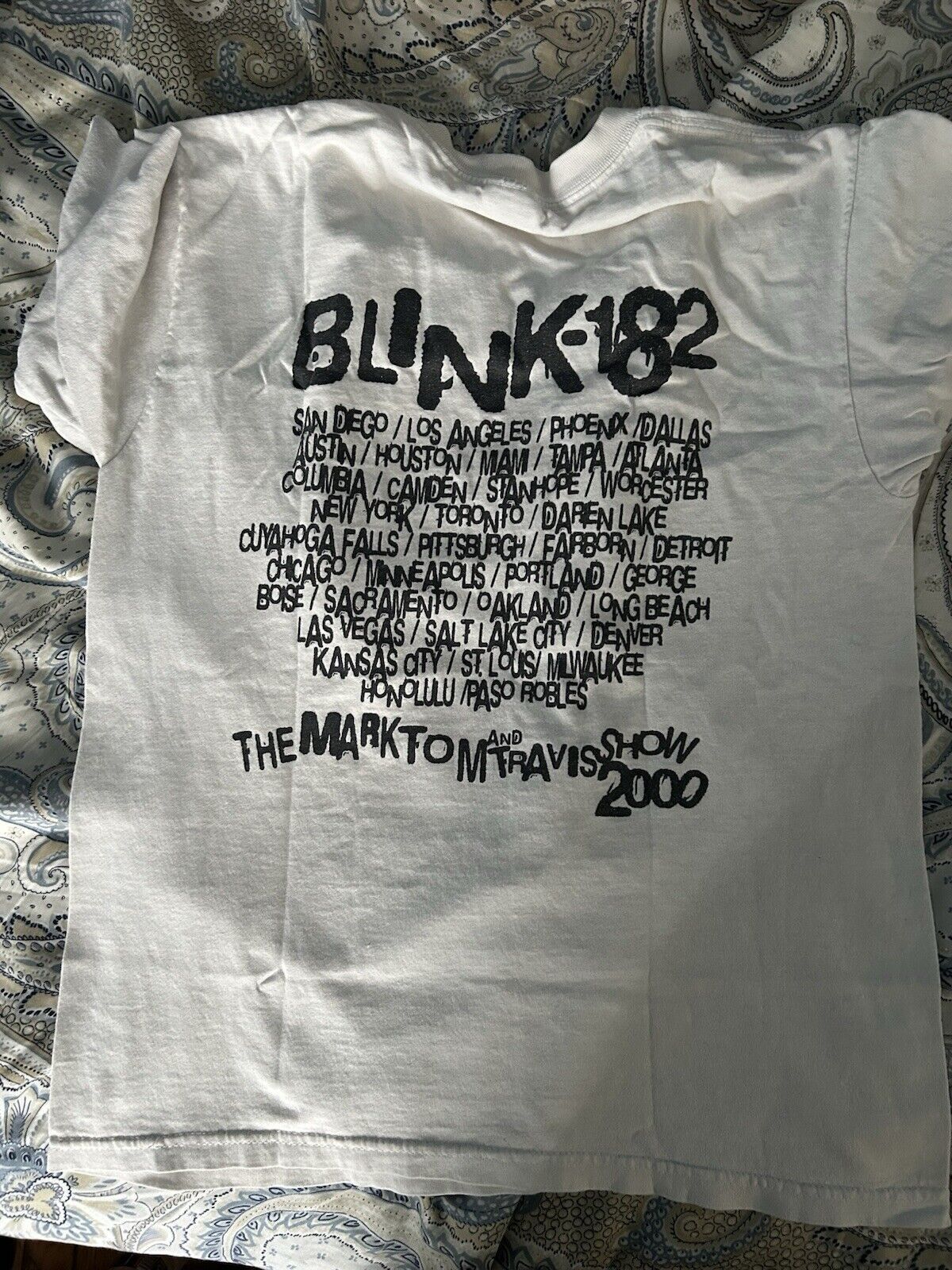 Band Tees VINTAGE Blink 182 The Mark Tom And Travis Show 2000 T-Shirt Size US M / EU 48-50 / 2 - 2 Thumbnail