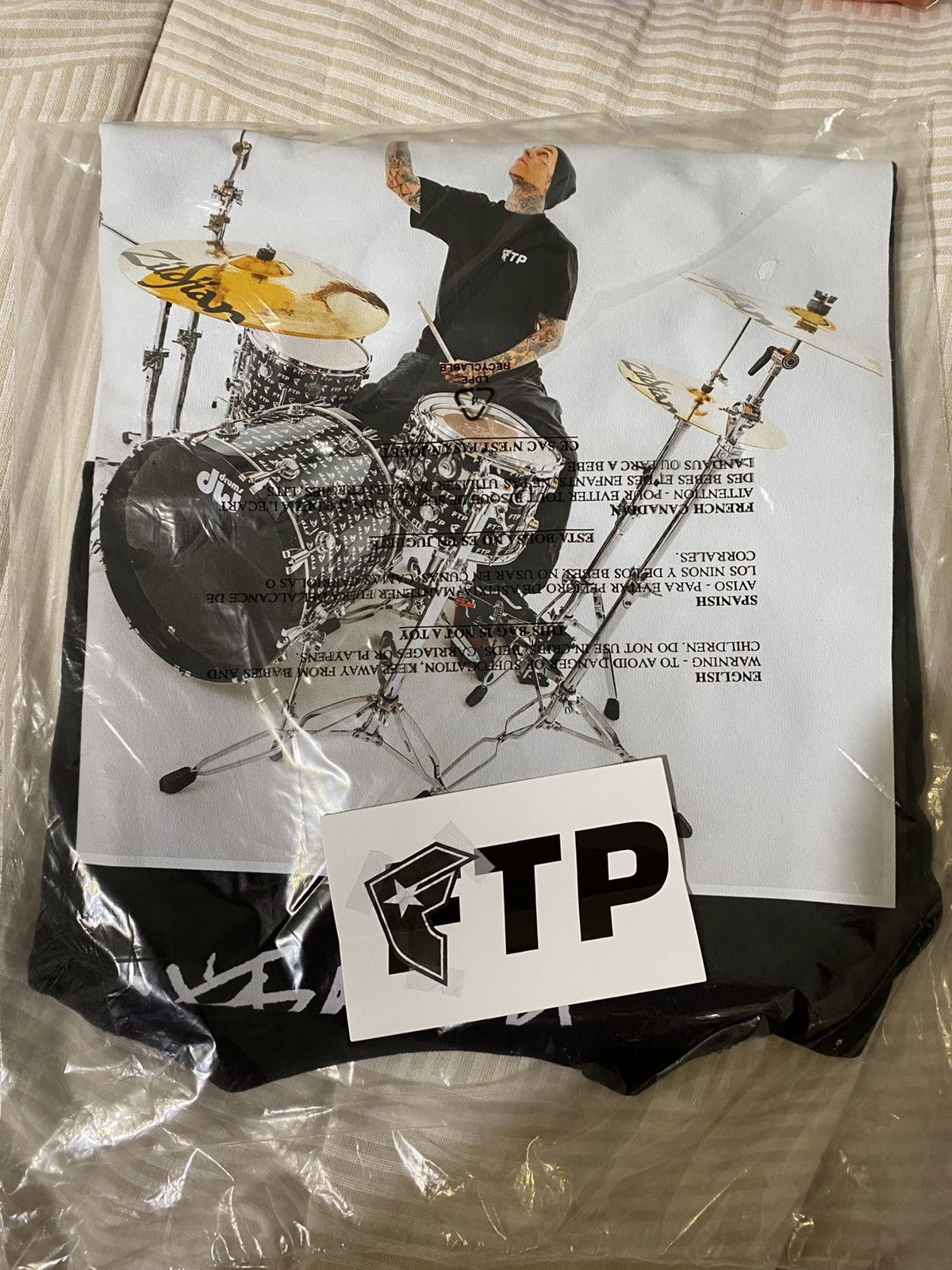 Fuck The Population × Supreme FTP famous travis barker photo tee Size US M / EU 48-50 / 2 - 3 Thumbnail