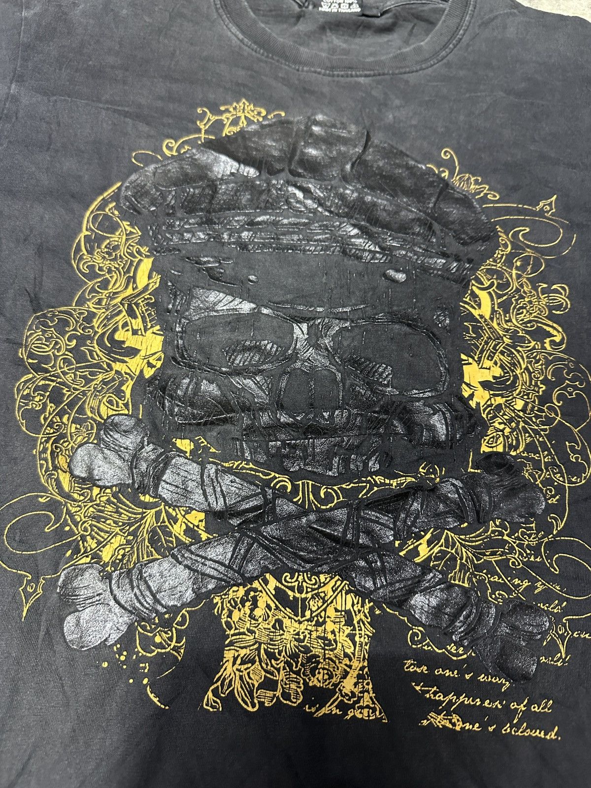 Japanese Brand × Vintage Sun Faded 🔥 Japanese Brand Skull Tshirt Size US L / EU 52-54 / 3 - 5 Thumbnail