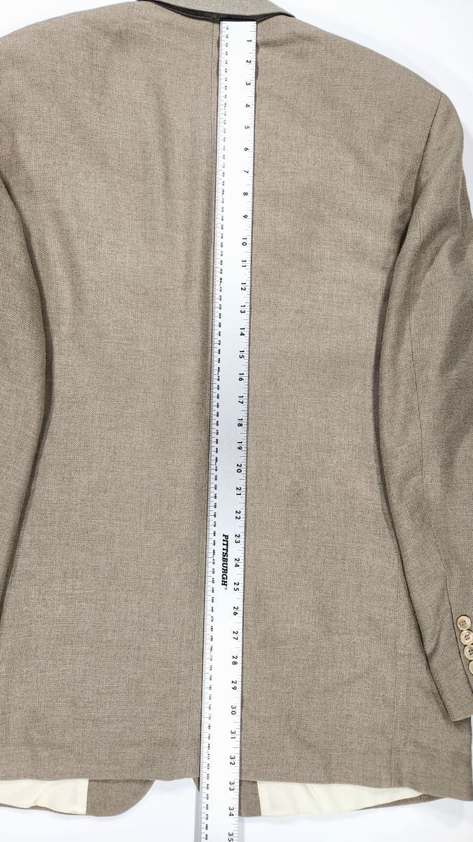 Oscar De La Renta Oscar de la Renta Silk Wool Blend Blazer Sport Coat 46L Size 46L - 6 Thumbnail