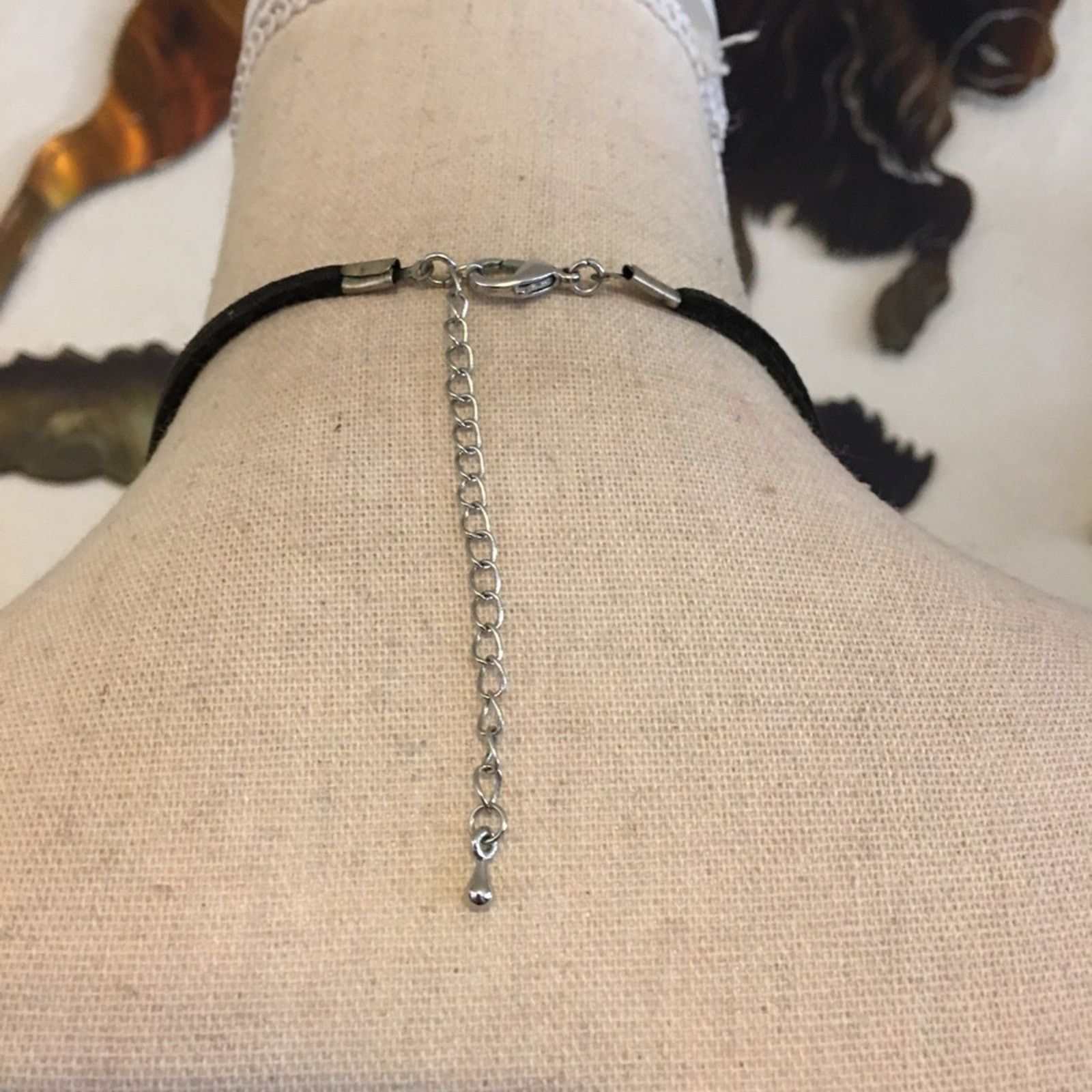 Jewelry Silver tone coin button corded necklace Size ONE SIZE - 5 Thumbnail