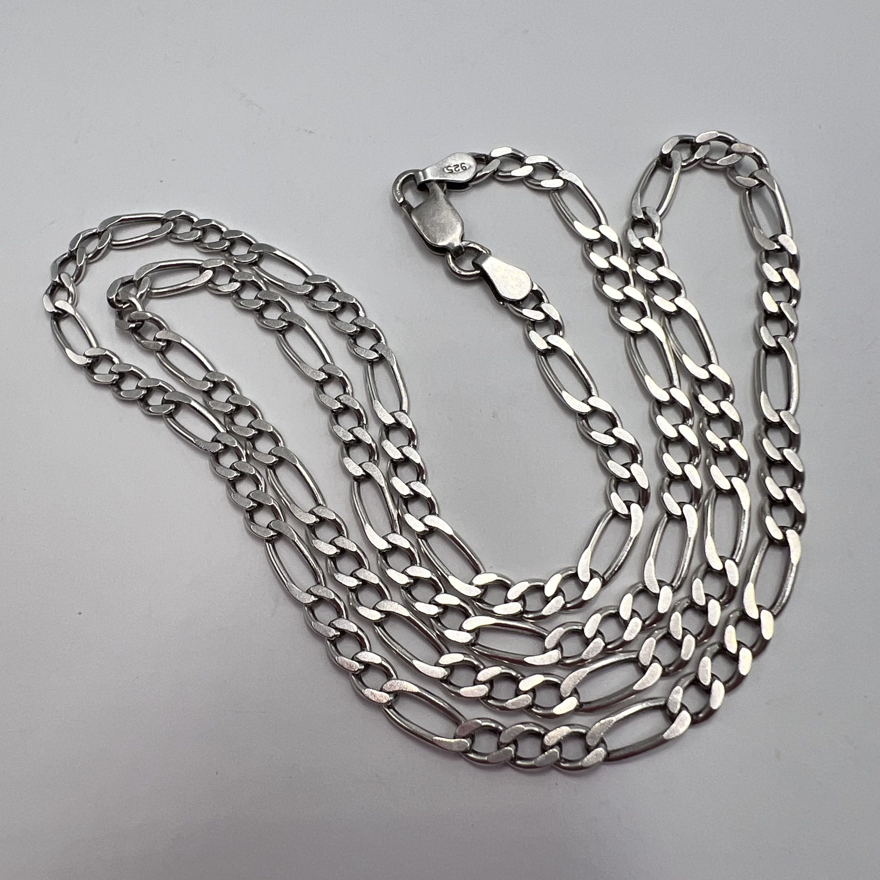 Vintage Necklace Chain Sterling Silver 925 Jewelry 11.06gr