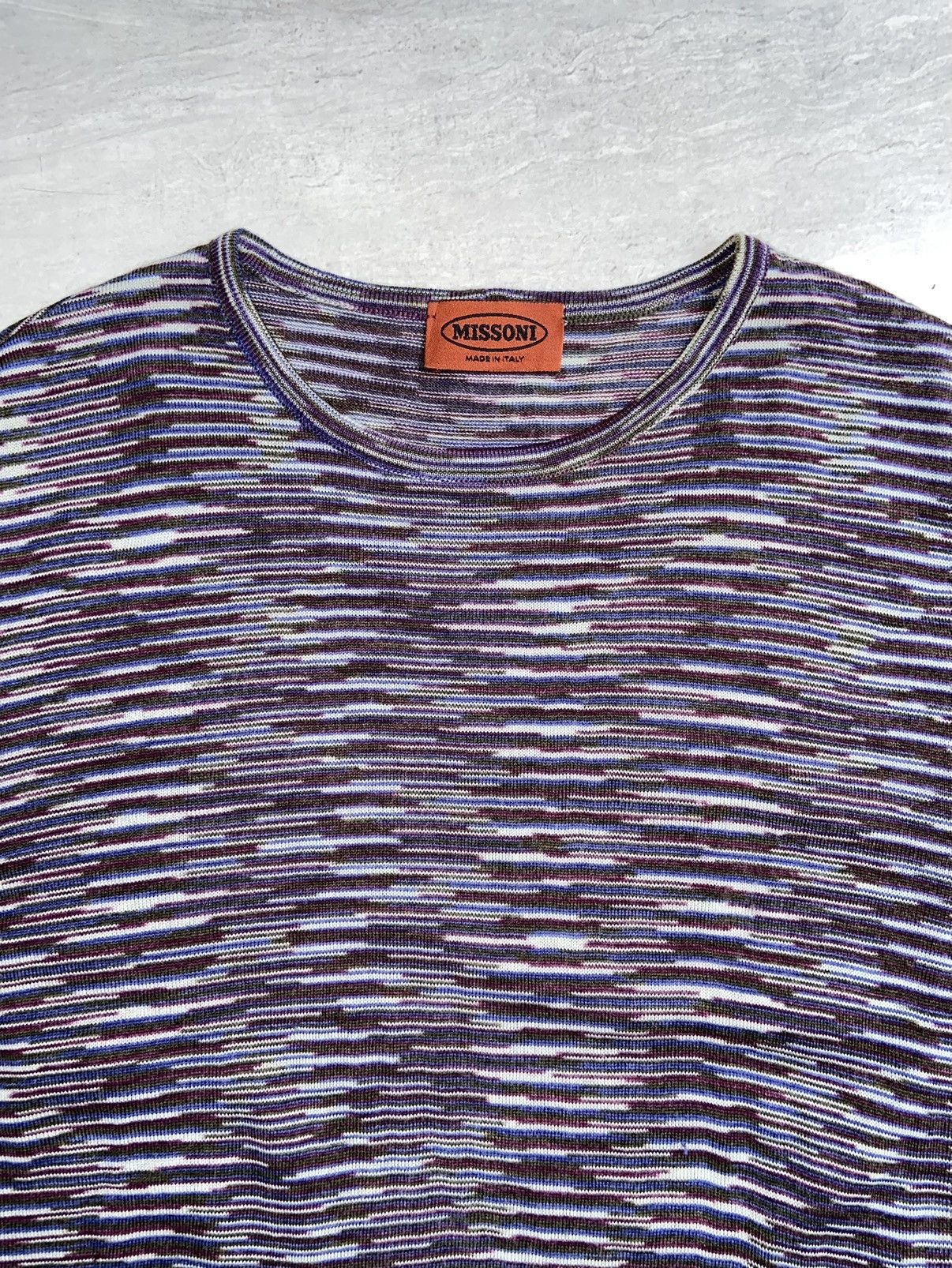 Missoni MISSONI Striped T-shirt Size US XS / EU 42 / 0 - 9 Thumbnail