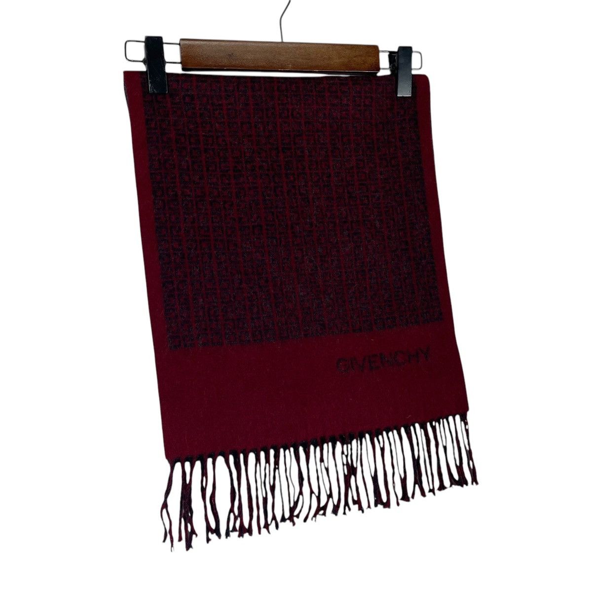 Givenchy × Vintage Vintage Givenchy Japan Cashmere Scarf Muffler Size ONE SIZE - 3 Thumbnail
