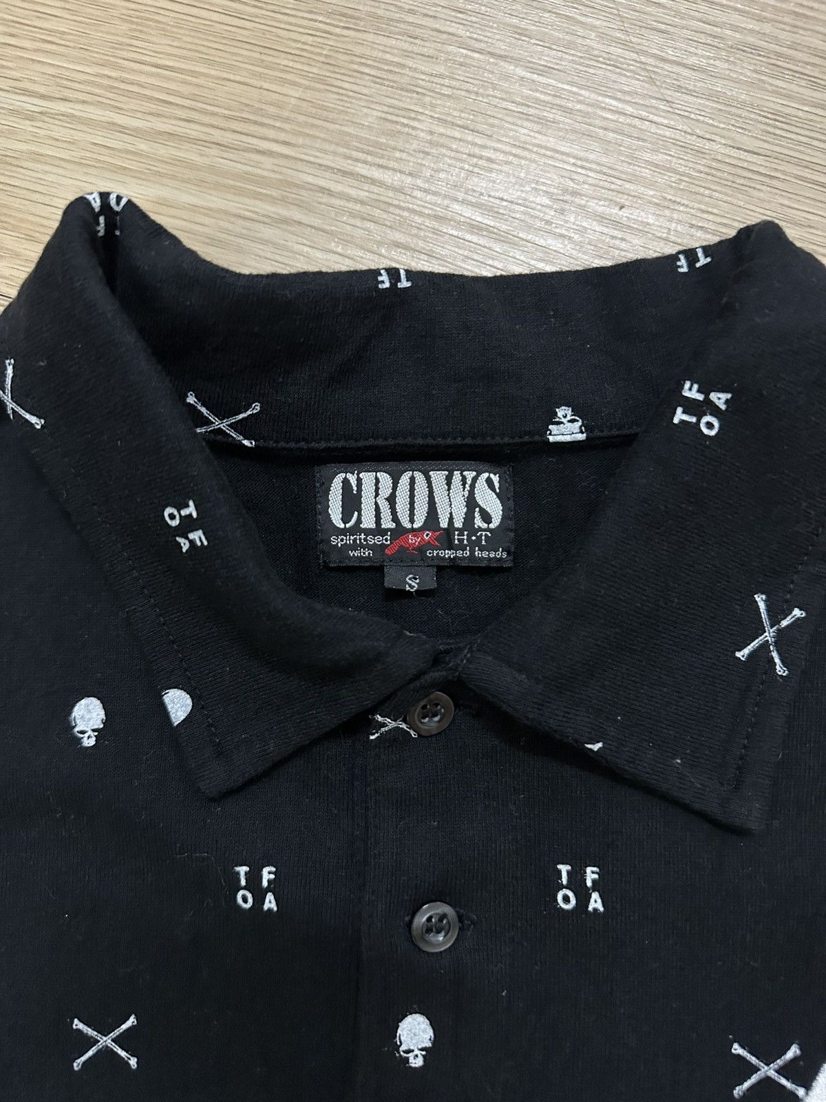 Buzz Rickson's × Japanese Brand × Vintage Rare Crows x WORST T.F.O.A Hiroshi Takahashi Polo Shirt Size US S / EU 44-46 / 1 - 4 Thumbnail