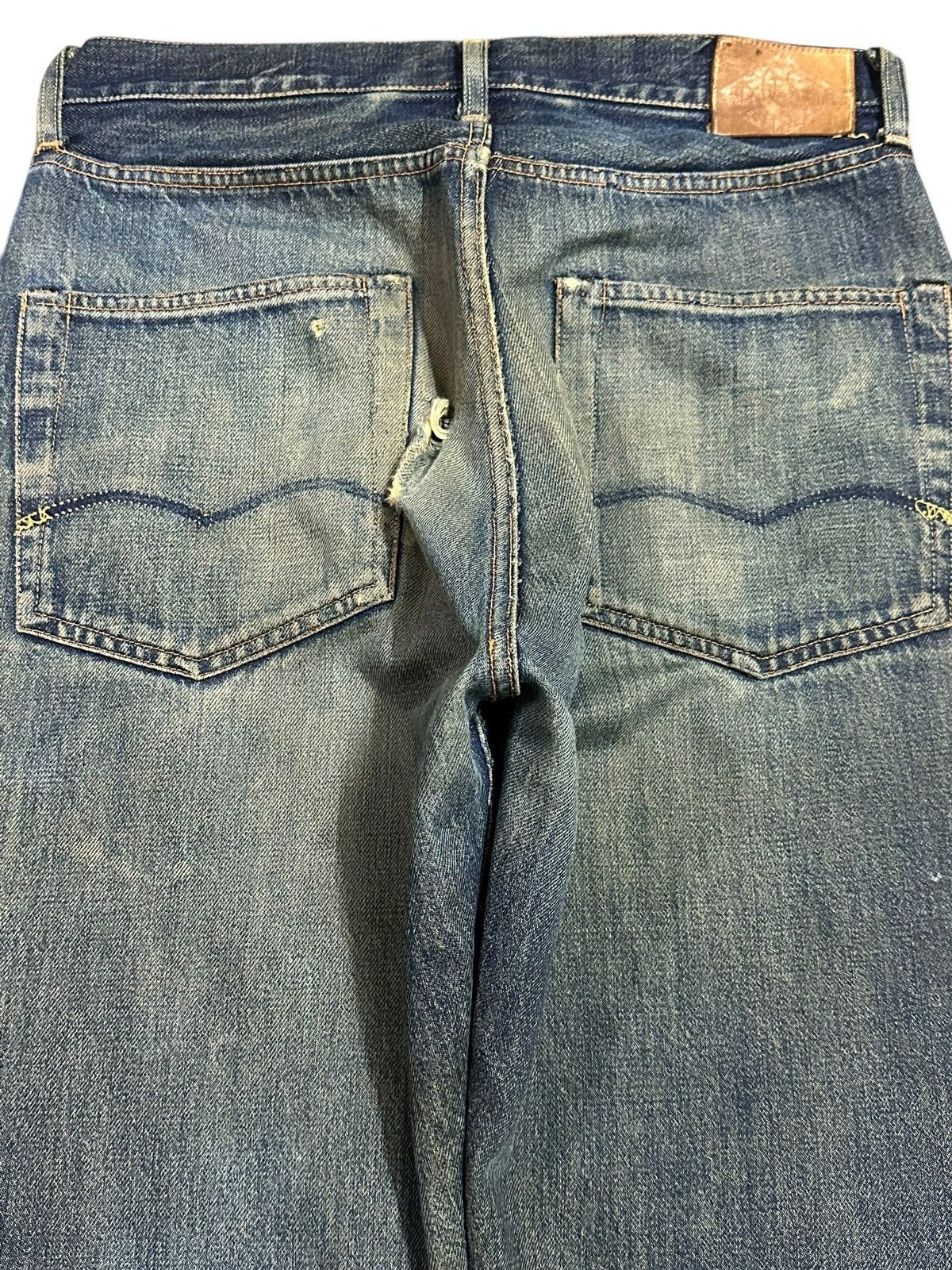 Japanese Brand Vintage Japan Post O’All Selvedge Mud Wash Style Jeans Size US 30 / EU 46 - 5 Thumbnail