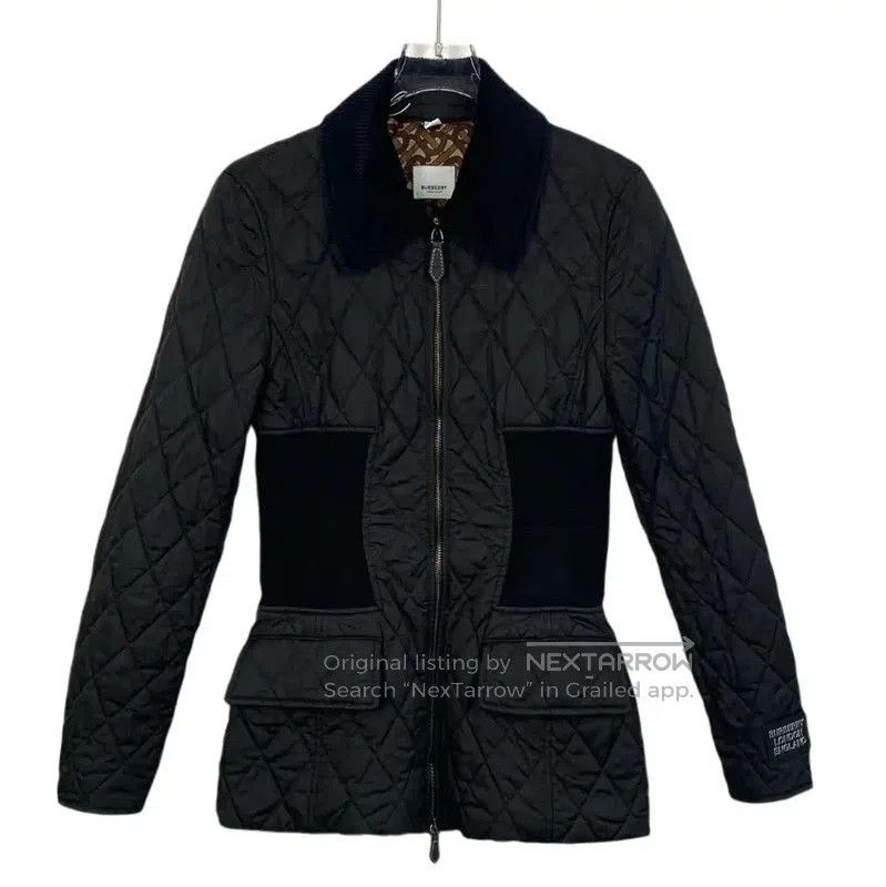 Burberry Burberry Black Cotton Women's Jacket. Size S / US 4 / IT 40 - 1 Thumbnail
