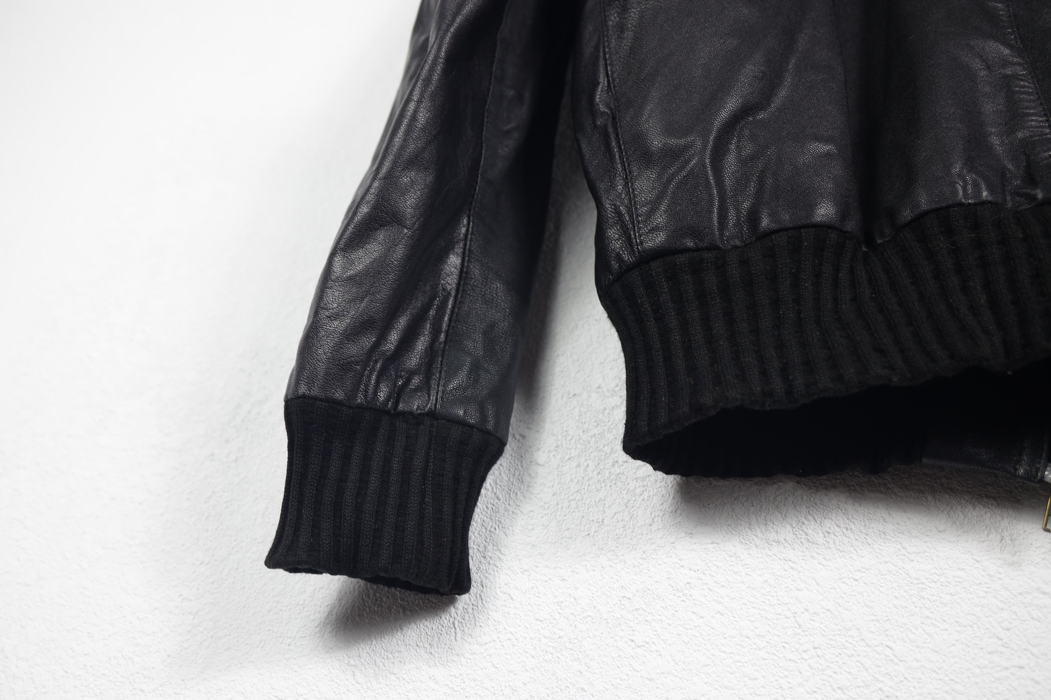 Allsaints All Saints Black Leather Bomber Jacket Small Size US S / EU 44-46 / 1 - 22 Thumbnail