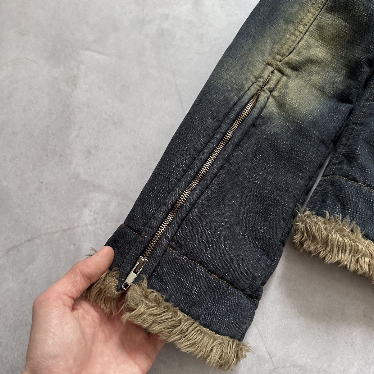 Hysteric Glamour × Undercover Punk LGB If Six Was Nine Fur Jacket Rick Owens Style Size L / US 10 / IT 46 - 17 Thumbnail