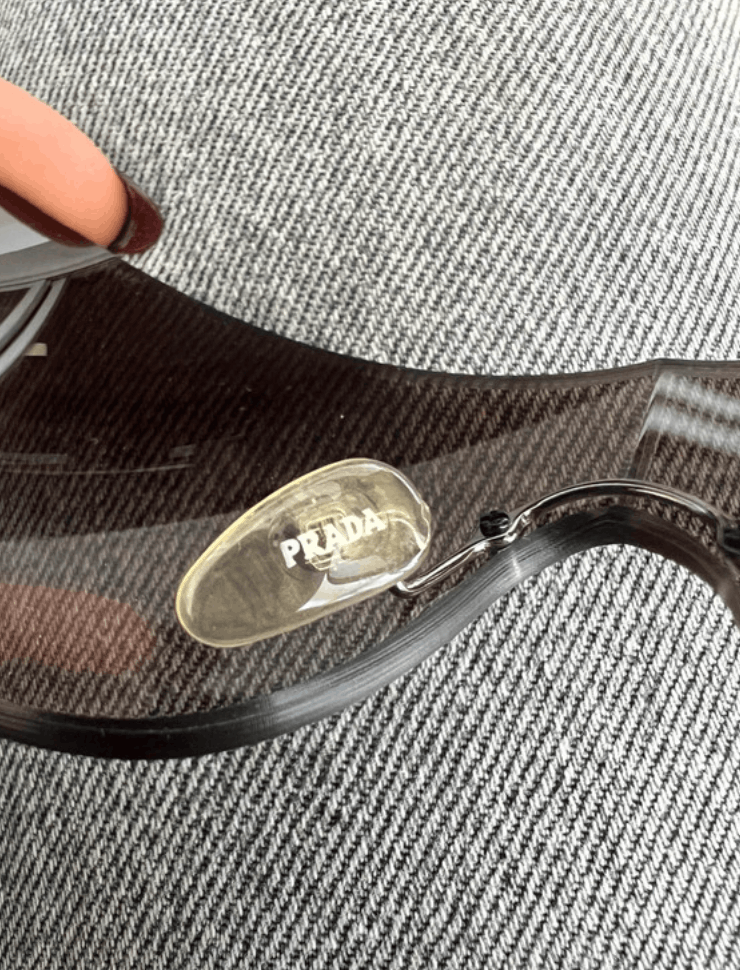 Prada × Vintage PRADA Sunglasses Wrap Star Sport Rimless Luna Rossa Symbol Size ONE SIZE - 9 Thumbnail