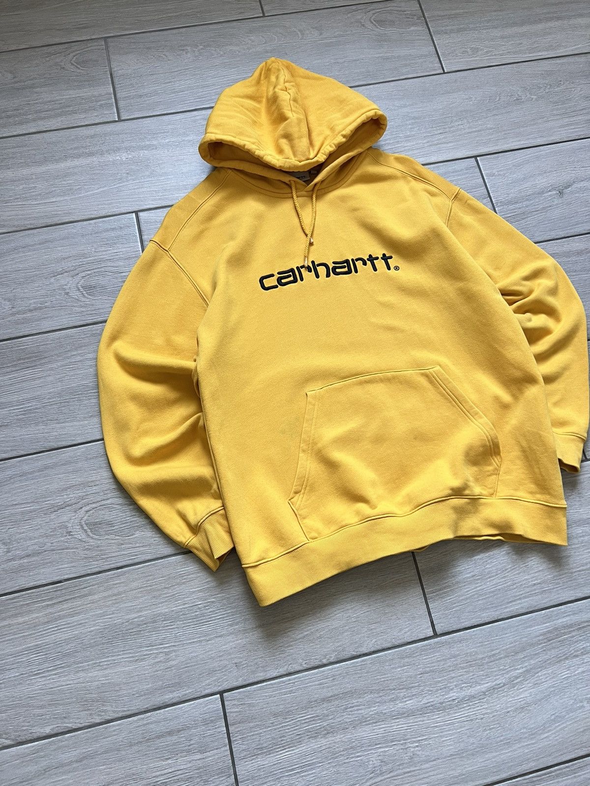 Carhartt 90’s CARHARTT HOODIE Y2K SPELLOUT LOGO RARE Size US M / EU 48-50 / 2 - 1 Thumbnail