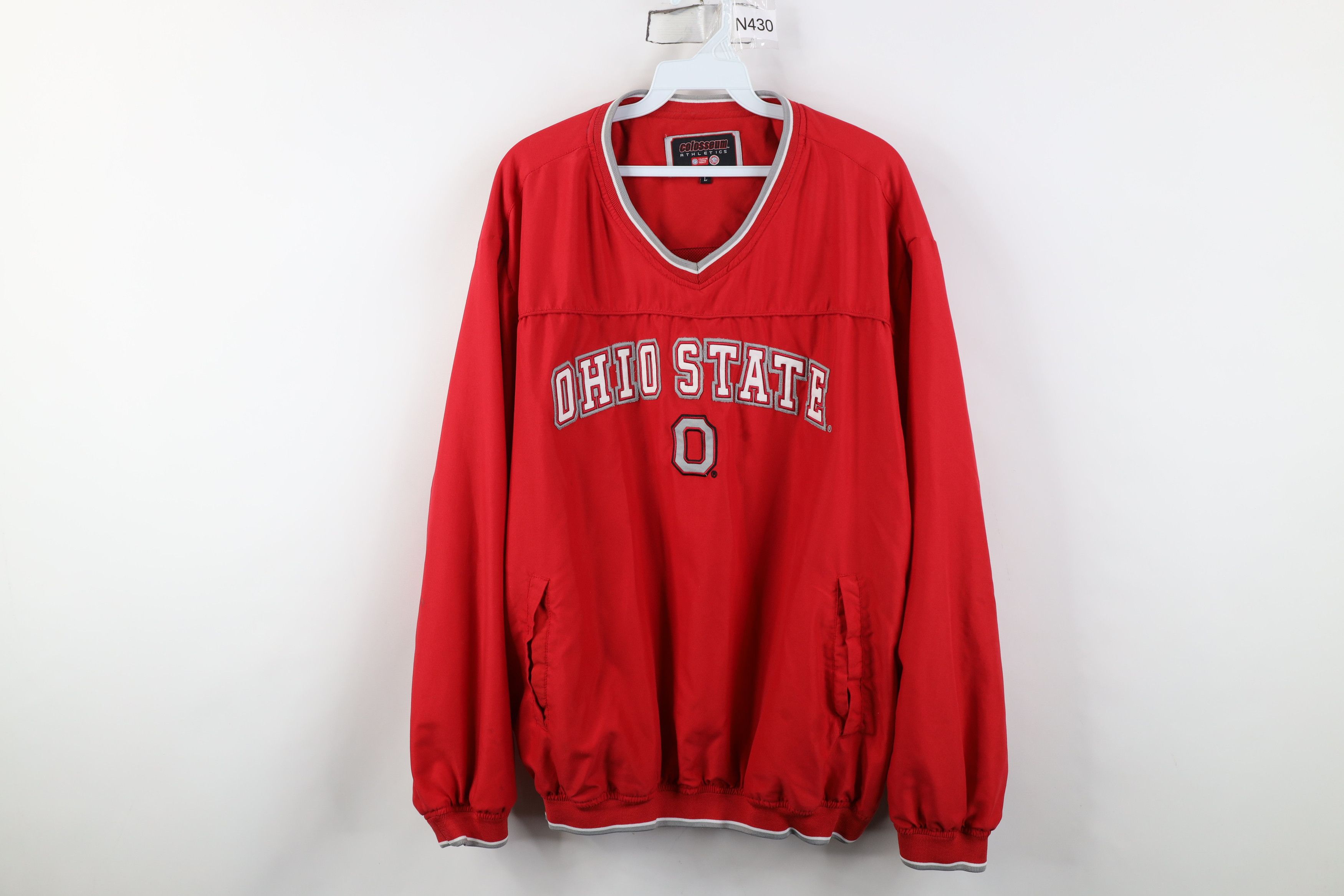 Vintage Vintage 90s Y2K Ohio State University Windbreaker Jacket Size US L / EU 52-54 / 3 - 1 Thumbnail
