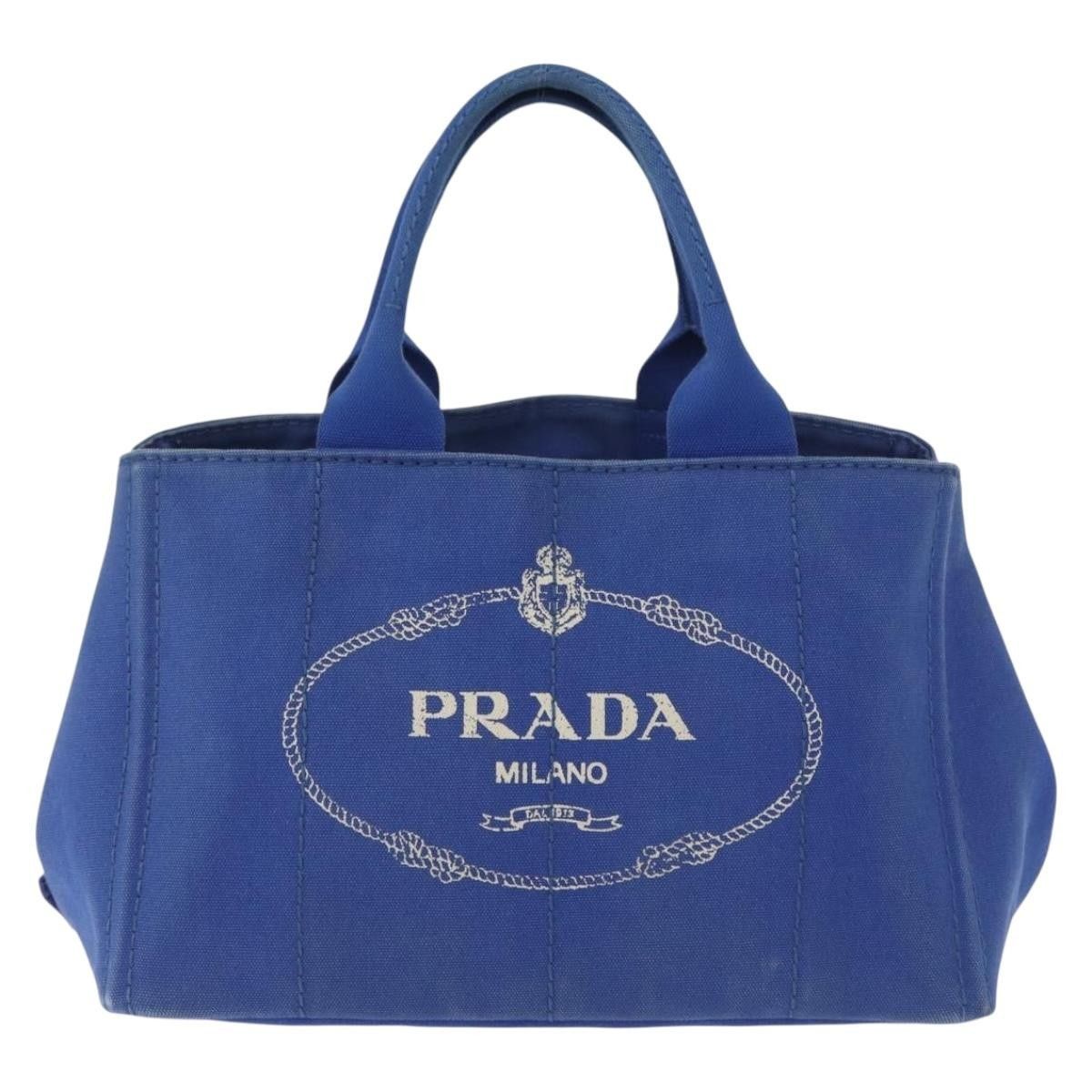 Prada Prada Canapa Open Tote Canvas Size ONE SIZE - 1 Thumbnail