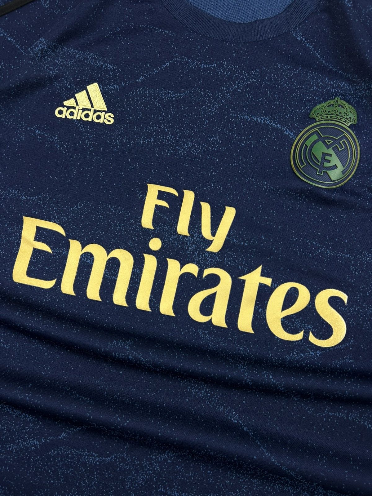 Adidas 2019-2020 Real Madrid Adidas Away Soccer Jersey Navy L Size US L / EU 52-54 / 3 - 10 Thumbnail