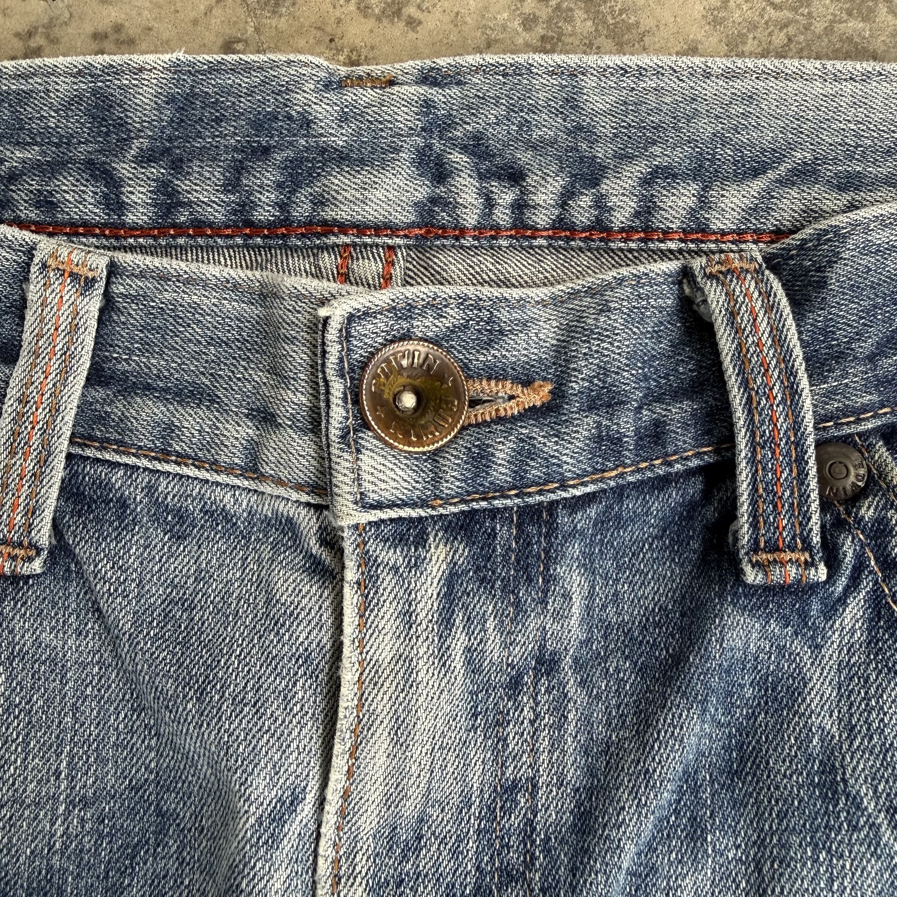 Edwin W36 Vintage Edwin Faded Mud wash Denim Jean Pants Size US 36 / EU 52 - 4 Thumbnail