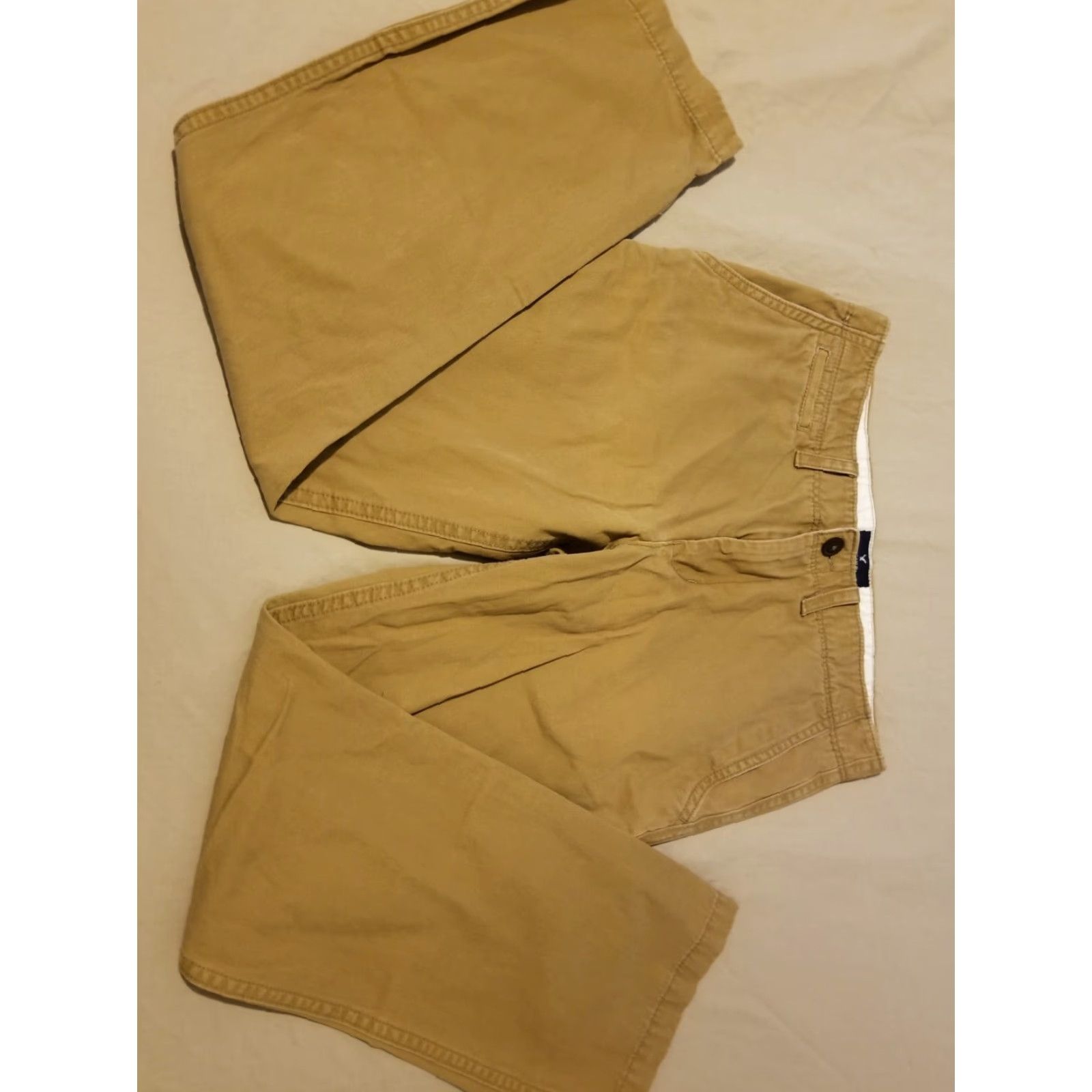 American Eagle Outfitters American Eagle Outfitters Khaki Dress Pants 32x32 Cotton Slack Mens Dress Pants Beige 32in Inseam Regular Size 32 Size US 32 / EU 48 - 3 Thumbnail