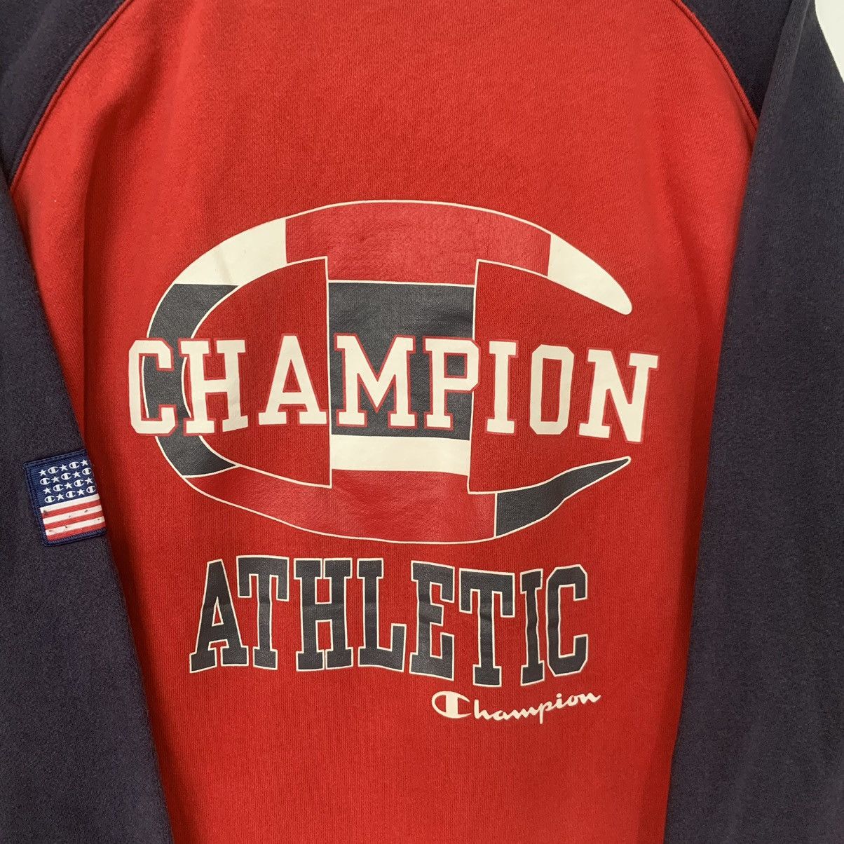 Champion × Vintage Rare Big Logo Champion Sweatshirt XL size Size US XL / EU 56 / 4 - 4 Thumbnail