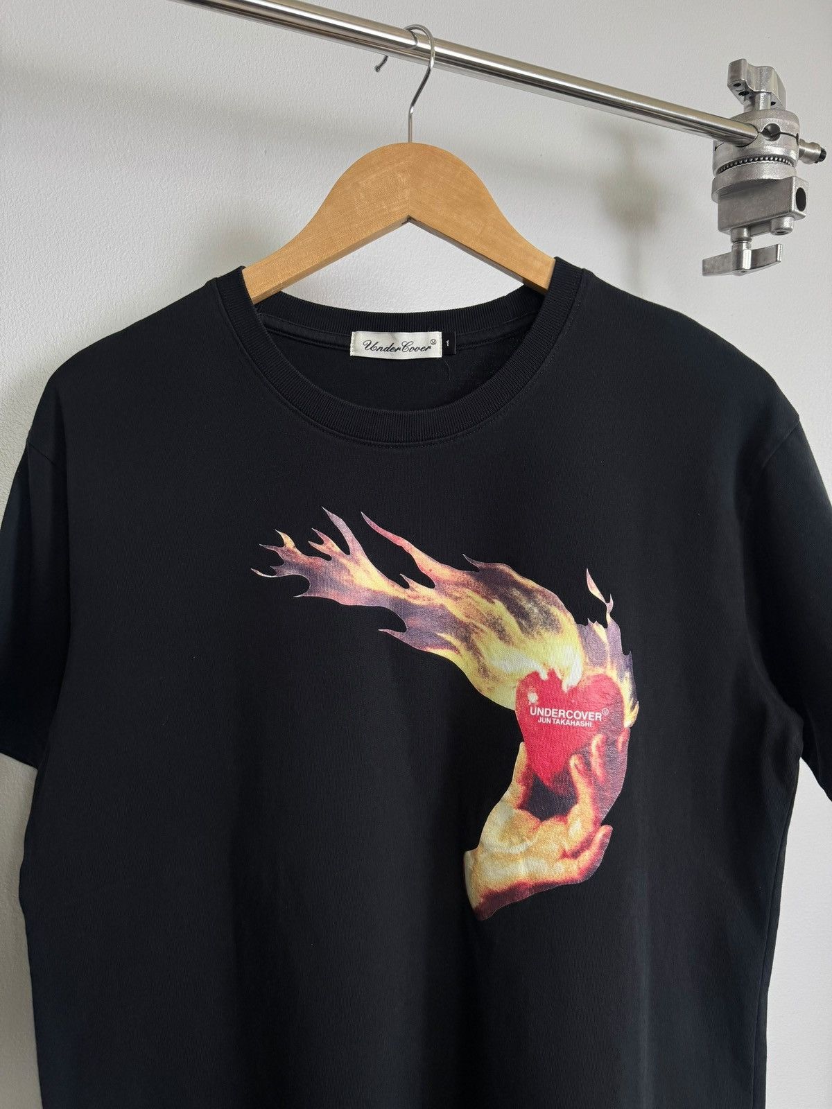 Undercover Undercover Heart On Fire T-shirt Size US S / EU 44-46 / 1 - 2 Thumbnail