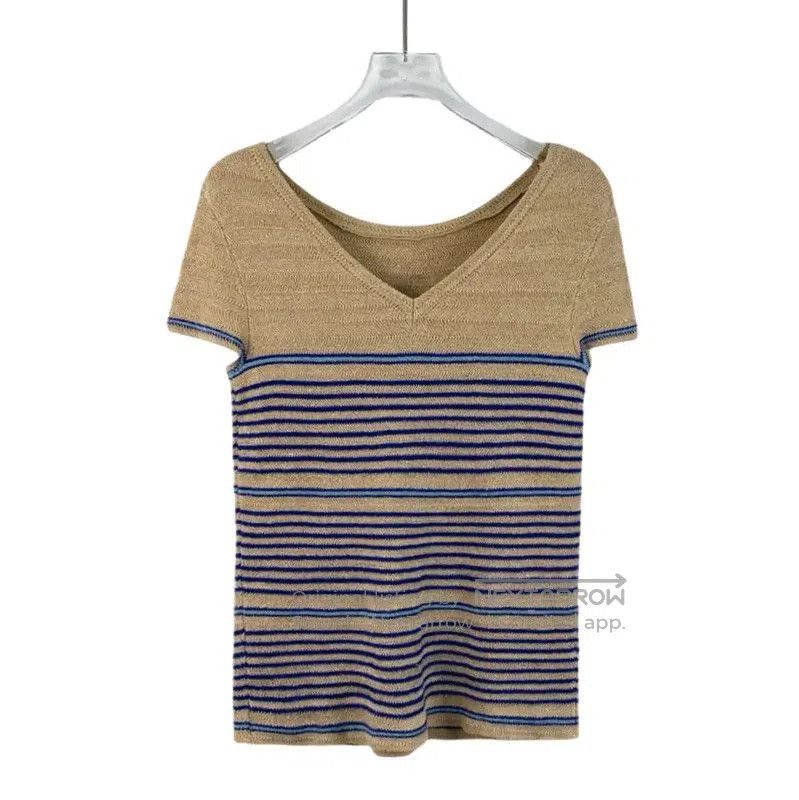 Chanel Chanel Striped Knit Women’s Sweater in XS . Size XS / US 0-2 / IT 36-38 - 2 Thumbnail
