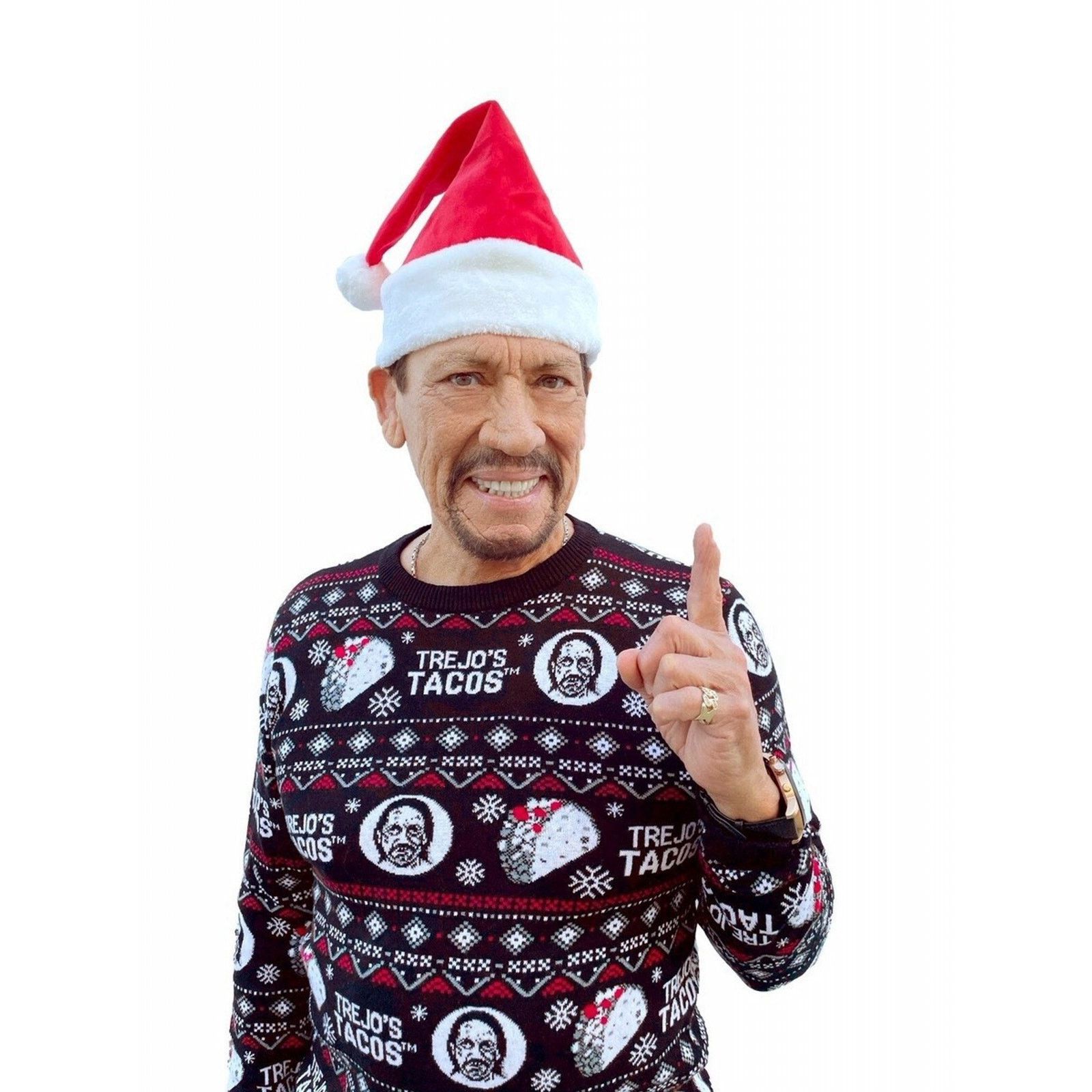 Other Trejo’s Tacos Ugly Christmas Sweater 2XL w/ Matching Socks Size US XXL / EU 58 / 5 - 1 Thumbnail