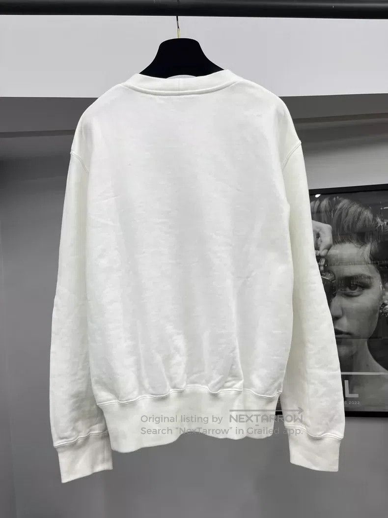 Chanel Chanel White sequin camelia sweatshirt Size M / US 6-8 / IT 42-44 - 3 Thumbnail