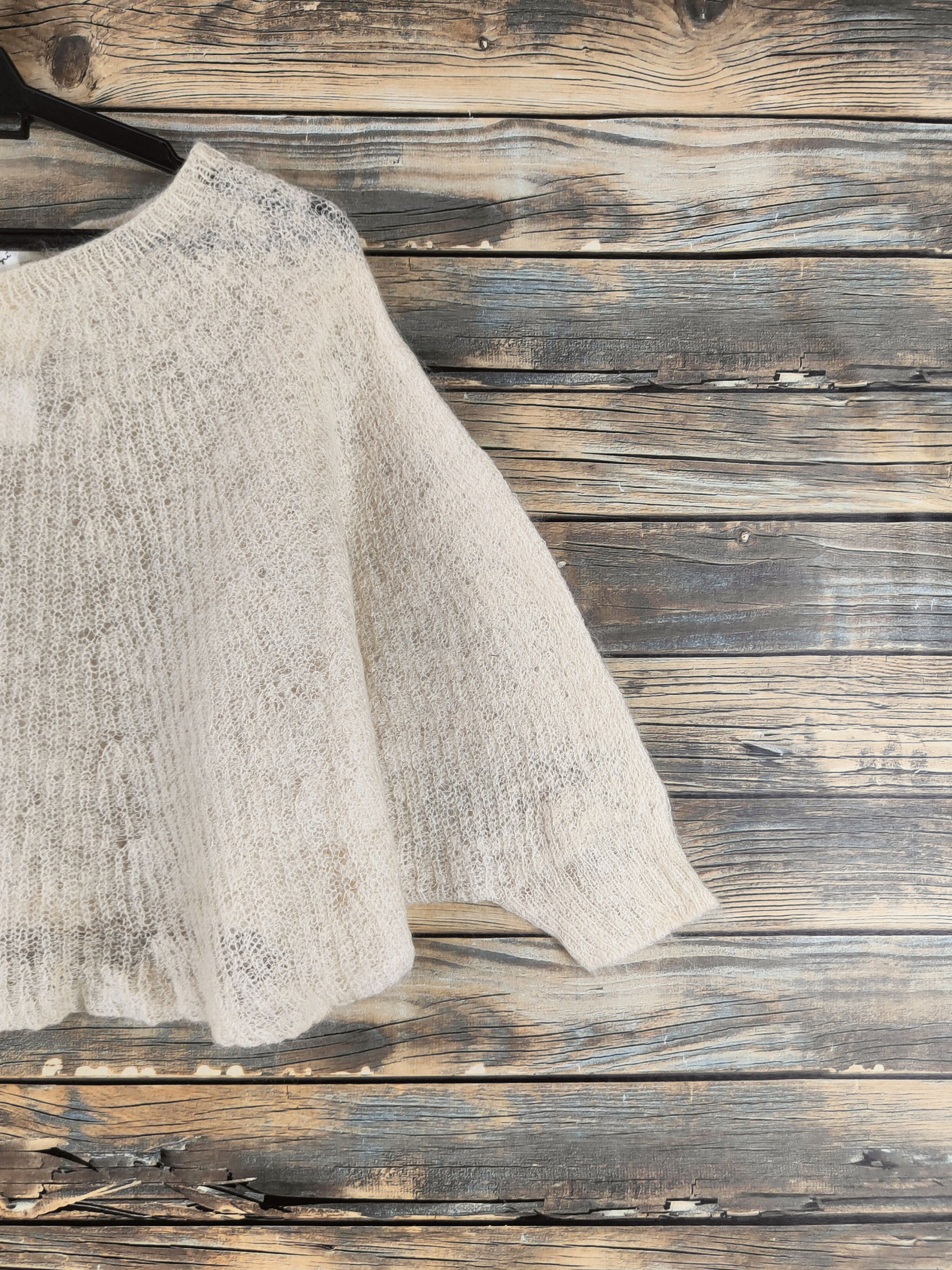 ADAM ET ROPE DL Adam et Rope Light Yellow Knitwear Crop Tops #46-381 Size XS / US 0-2 / IT 36-38 - 6 Thumbnail