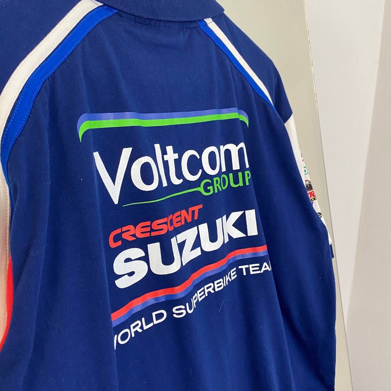 Vintage Suzuki Vintage Polo Big Logo Moto Multi-logo Size US XL / EU 56 / 4 - 8 Thumbnail
