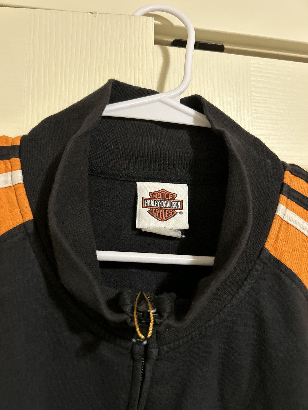Harley Davidson × Vintage 2009 Harley Davidson striped sweater Size US XL / EU 56 / 4 - 5 Thumbnail