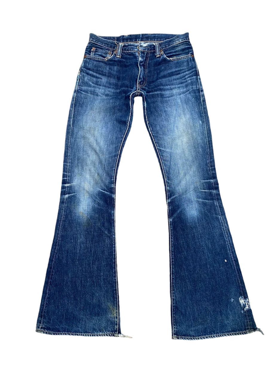 Japanese Brand 💥BOOTCUT💥VINTAGE SKULLS JEANS BY ANALCHEMIST DENIM Size US 30 / EU 46 - 2 Thumbnail