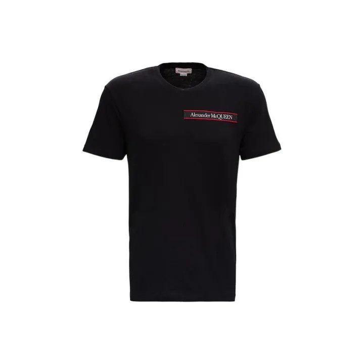 Alexander McQueen Alexander McQueen Logo Round Neck Short Sleeve T-Shirt 0079 Size US XS / EU 42 / 0 - 1 Thumbnail