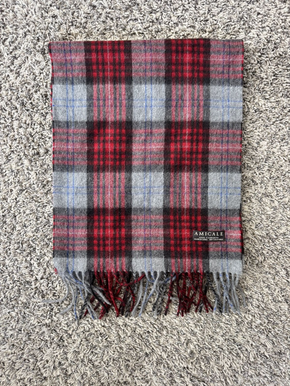Other Amicale Plaid Cashmere Scarf Size ONE SIZE - 1 Preview