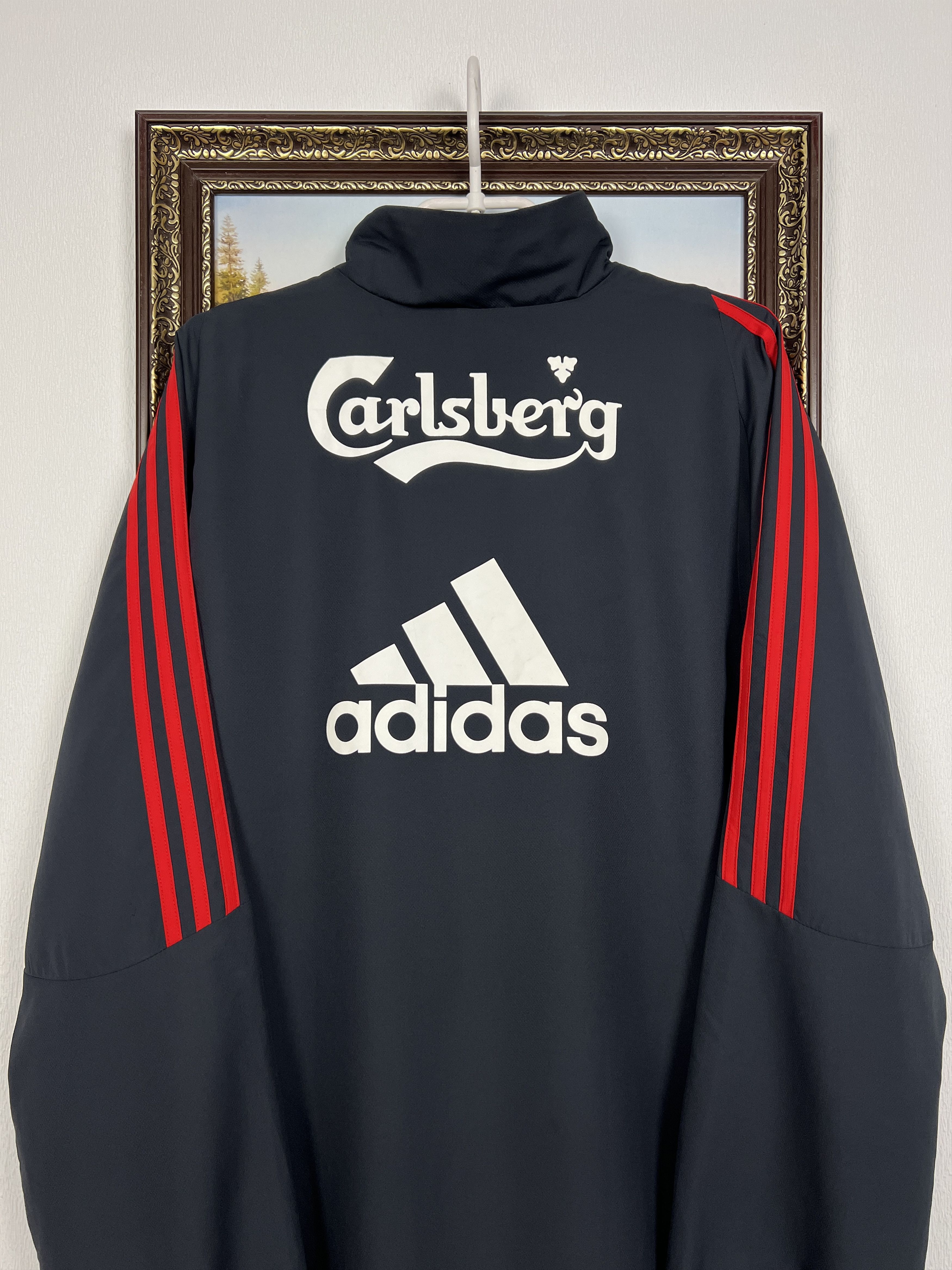 Adidas Vintage Adidas Liverpool Football Jacket Soccer Track Top Size US L / EU 52-54 / 3 - 13 Thumbnail