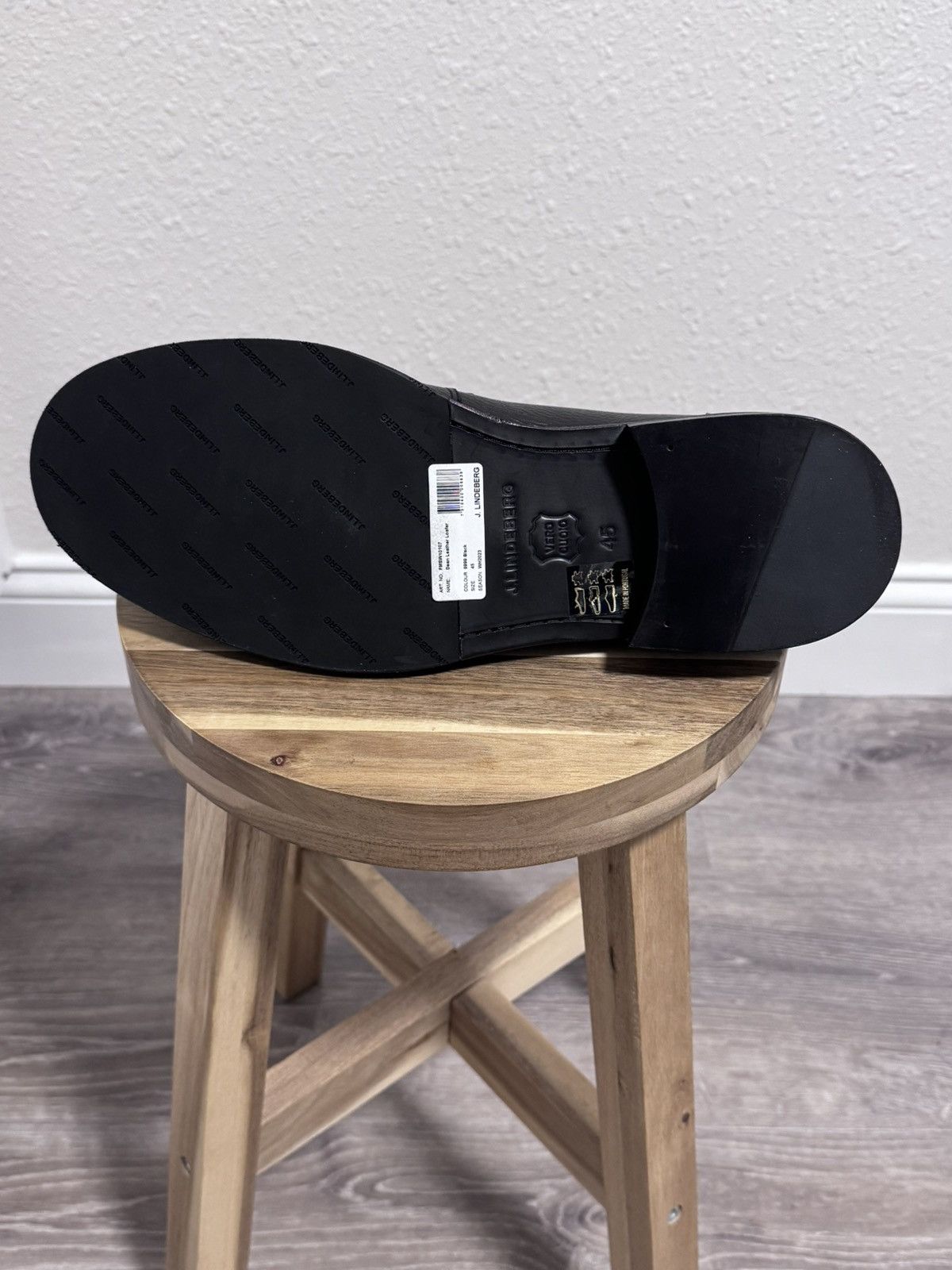 J.Lindeberg J.Lindeberg Dean Black White Leather Penny Loafers Size US 12 / EU 45 - 6 Thumbnail