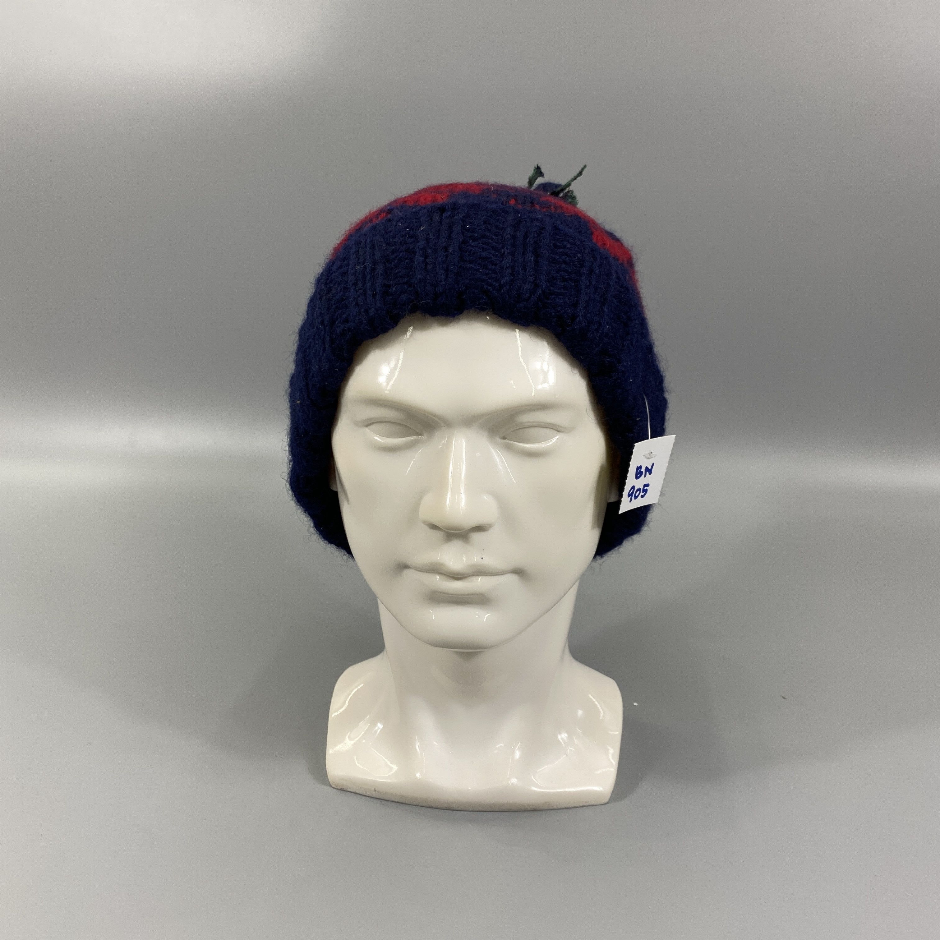 Japanese Brand Candy Stripper Knitted Beanie Hats -BN905 Size ONE SIZE - 4 Thumbnail