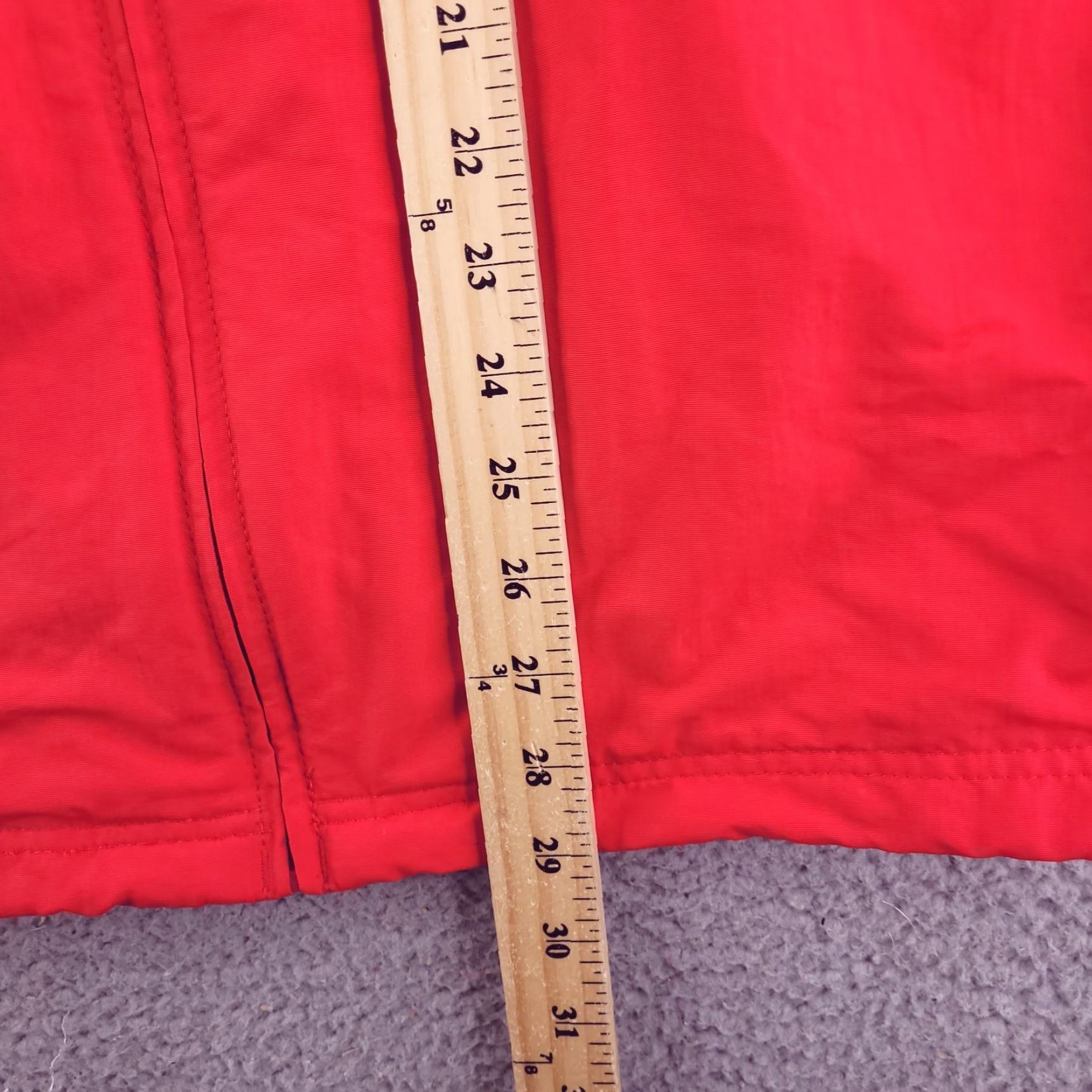 CO Duluth Trading Co Jacket Mens Large Zip Red Windbreaker Rain 100% Nylon Size US L / EU 52-54 / 3 - 7 Thumbnail