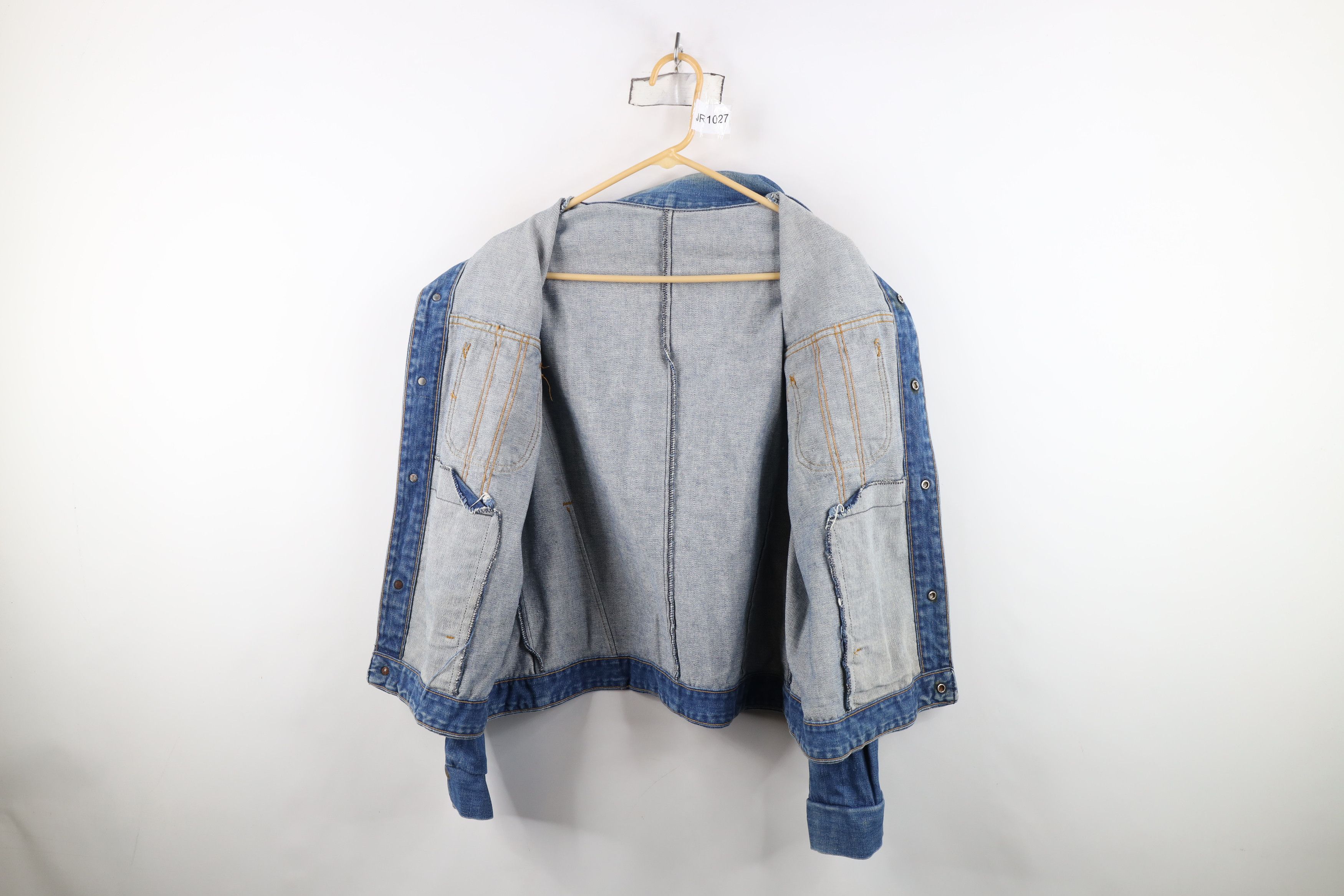 Vintage Vintage 70s Streetwear Western Denim Jean Trucker Jacket USA Size US XL / EU 56 / 4 - 11 Thumbnail