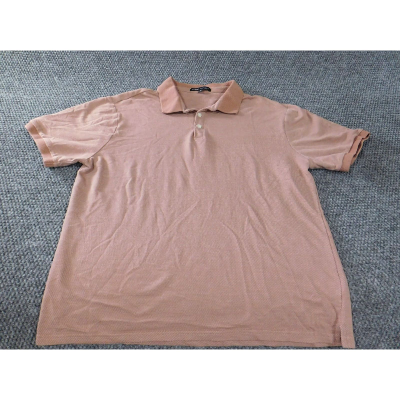 Vintage Robert Barakett Polo shirt XL Pink Stretch Classic Men Short Sleeve Golf Knit Cotton Polyester Logo Collared Vintage No Size US XL / EU 56 / 4 - 2 Thumbnail