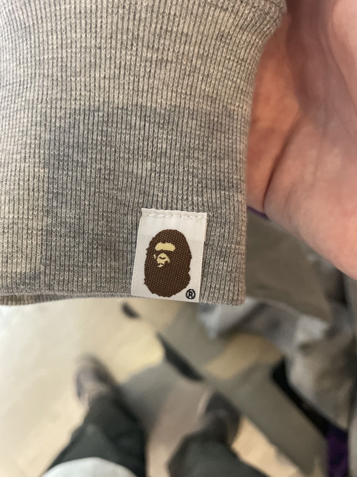 Bape Bape Two Tone Zip Hoodie Grey/Purple M Size US M / EU 48-50 / 2 - 5 Thumbnail