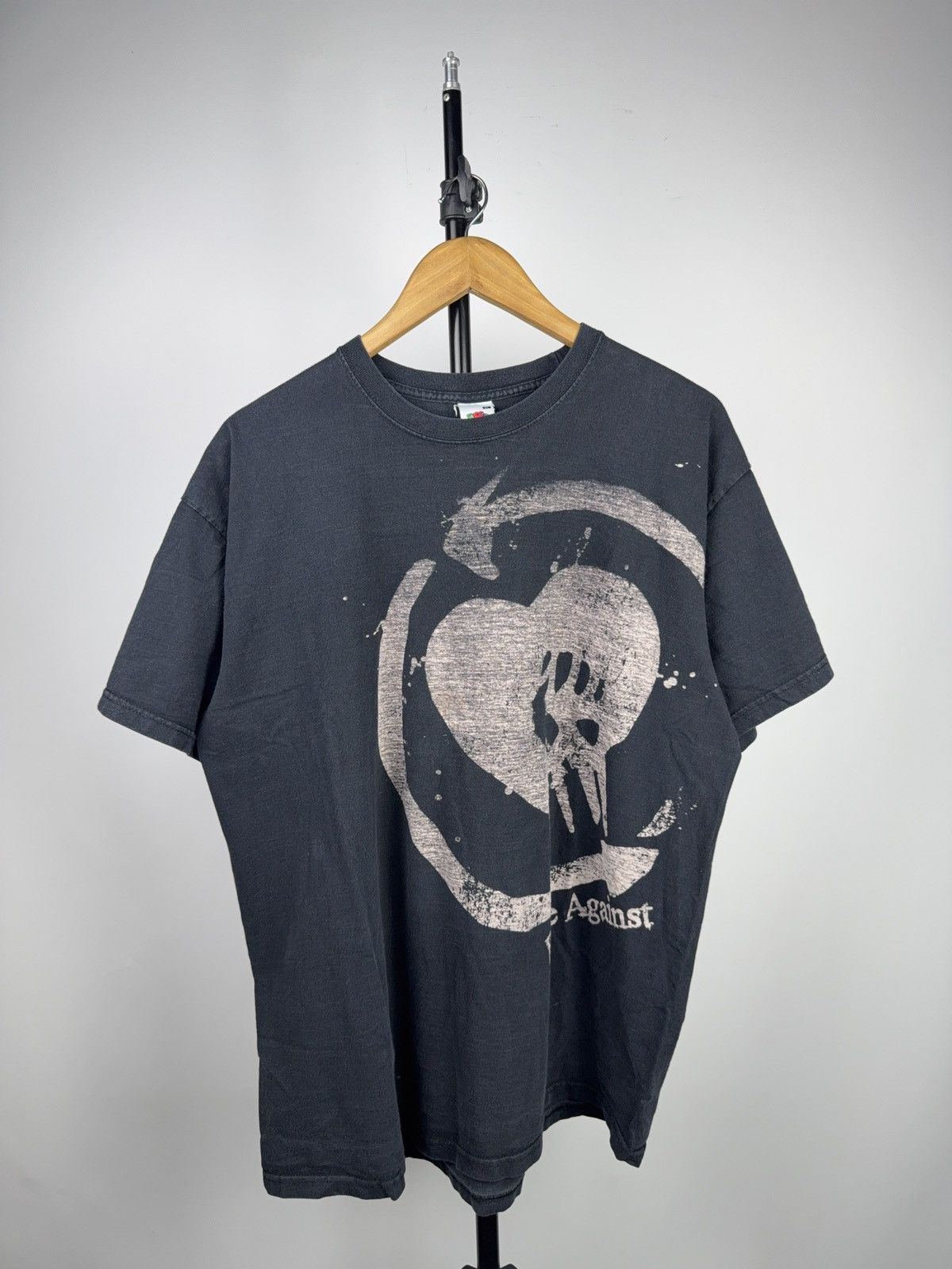 Band Tees 00s Rise Against Skull Fist Punk Band T-Shirt Vintage XL Size US XL / EU 56 / 4 - 1 Thumbnail