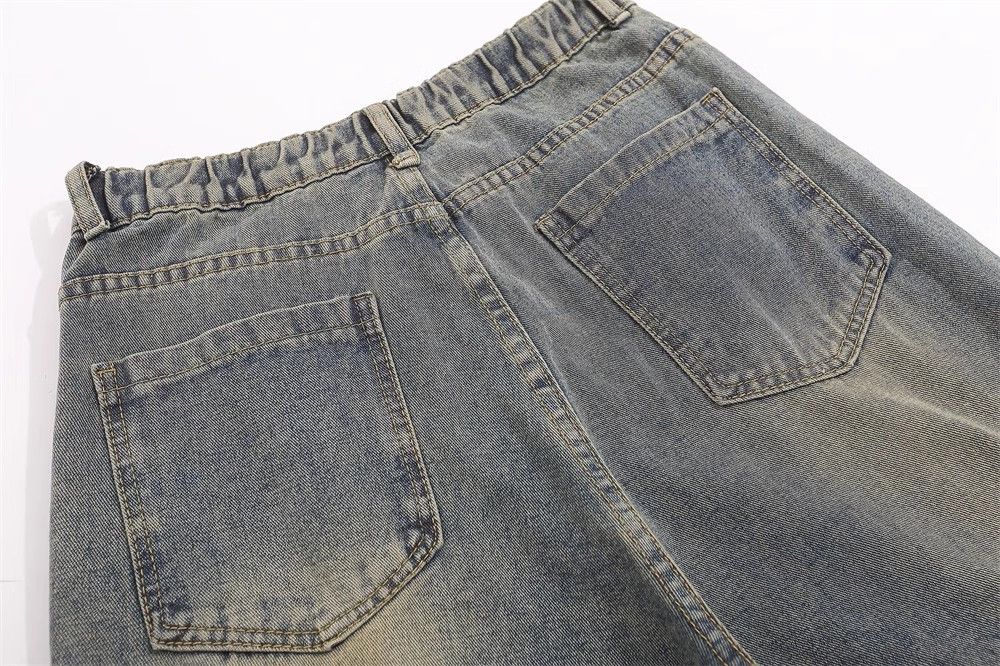Japanese Brand × Jean High street multi-pocket vintage washed cargo jeans y2k Size US 33 - 6 Thumbnail