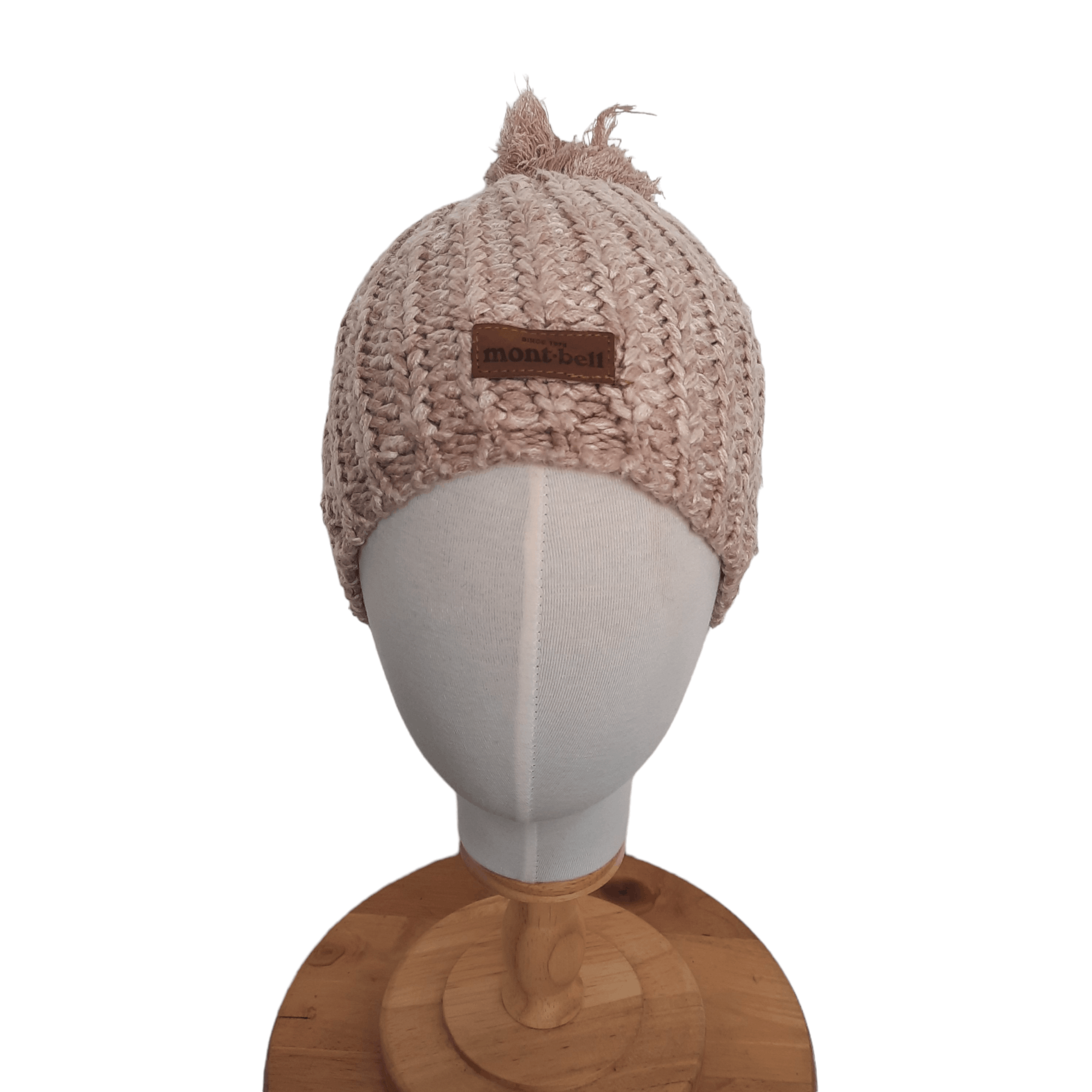 image of Vintage Montbell Patch Pull On Knit Beanie Hat, Men's
