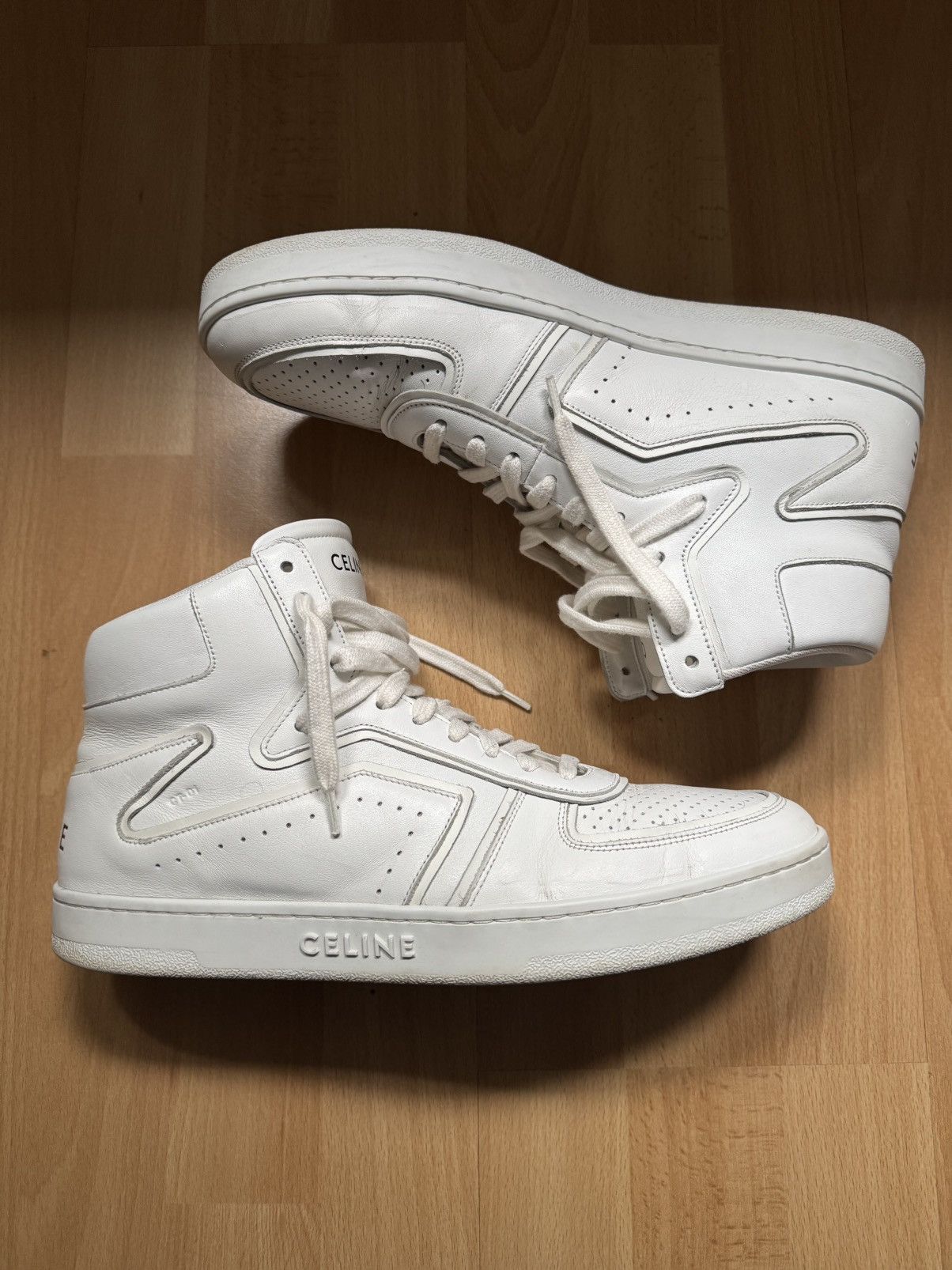 Celine Celine CT-01 Z Trainer High-Top Sneaker Hedi Slimane Size US 10 / EU 43 - 2 Thumbnail