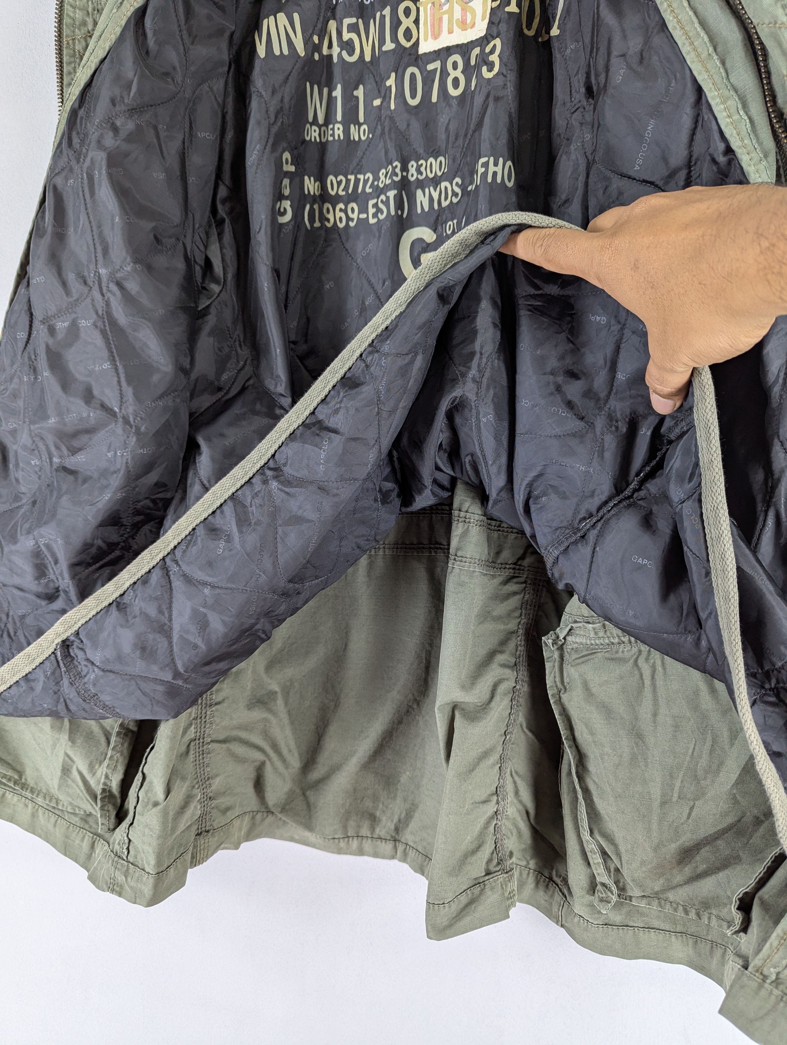 Gap Gap Military Heavy Zipper Jacket Size L Size US L / EU 52-54 / 3 - 18 Thumbnail