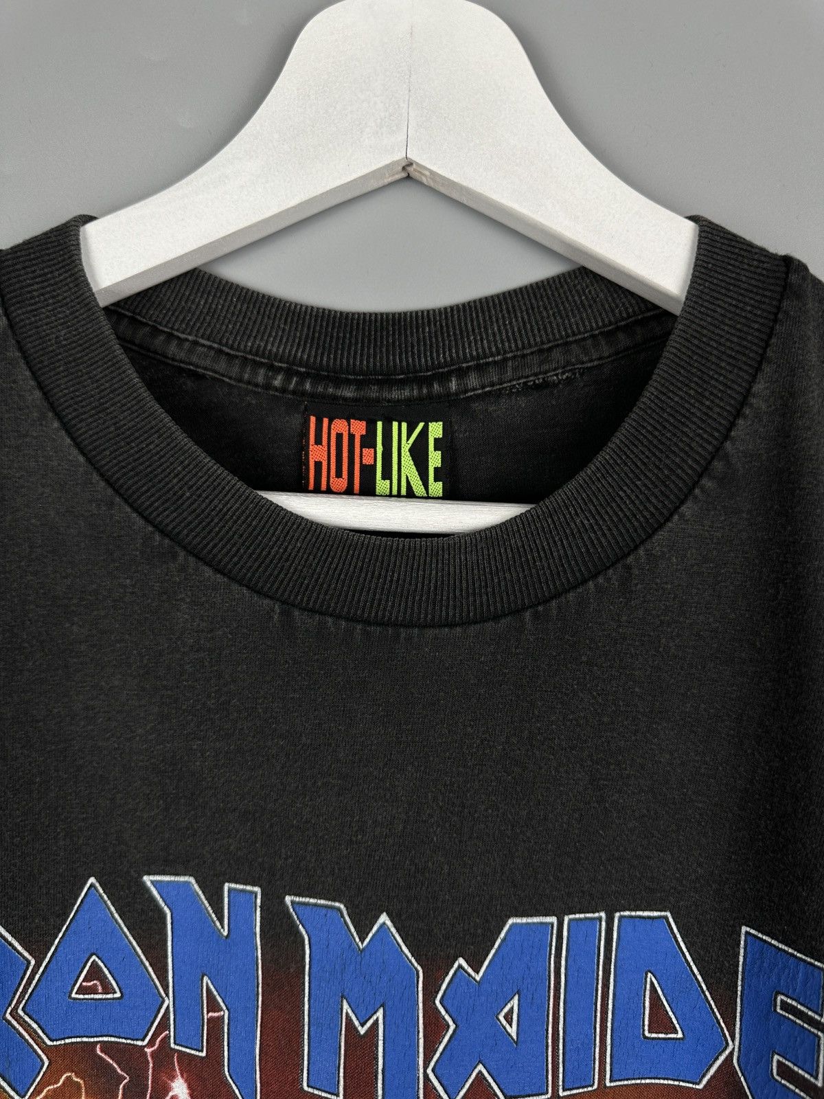 Band Tees Vintage Iron Maiden A Real Live One Graphic T Shirt Tee Rock Size US L / EU 52-54 / 3 - 7 Thumbnail