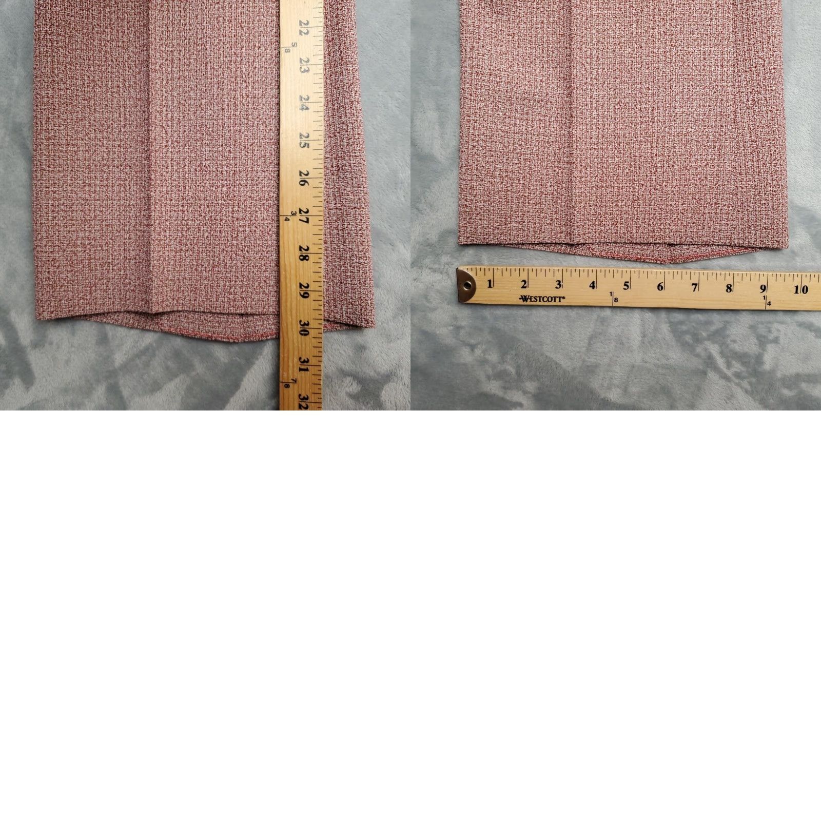 Vintage VINTAGE Well Worth Pants Mens 34x30 Red Western Sport Suit Slacks 70s Mod Trousers Size 34R - 9 Thumbnail
