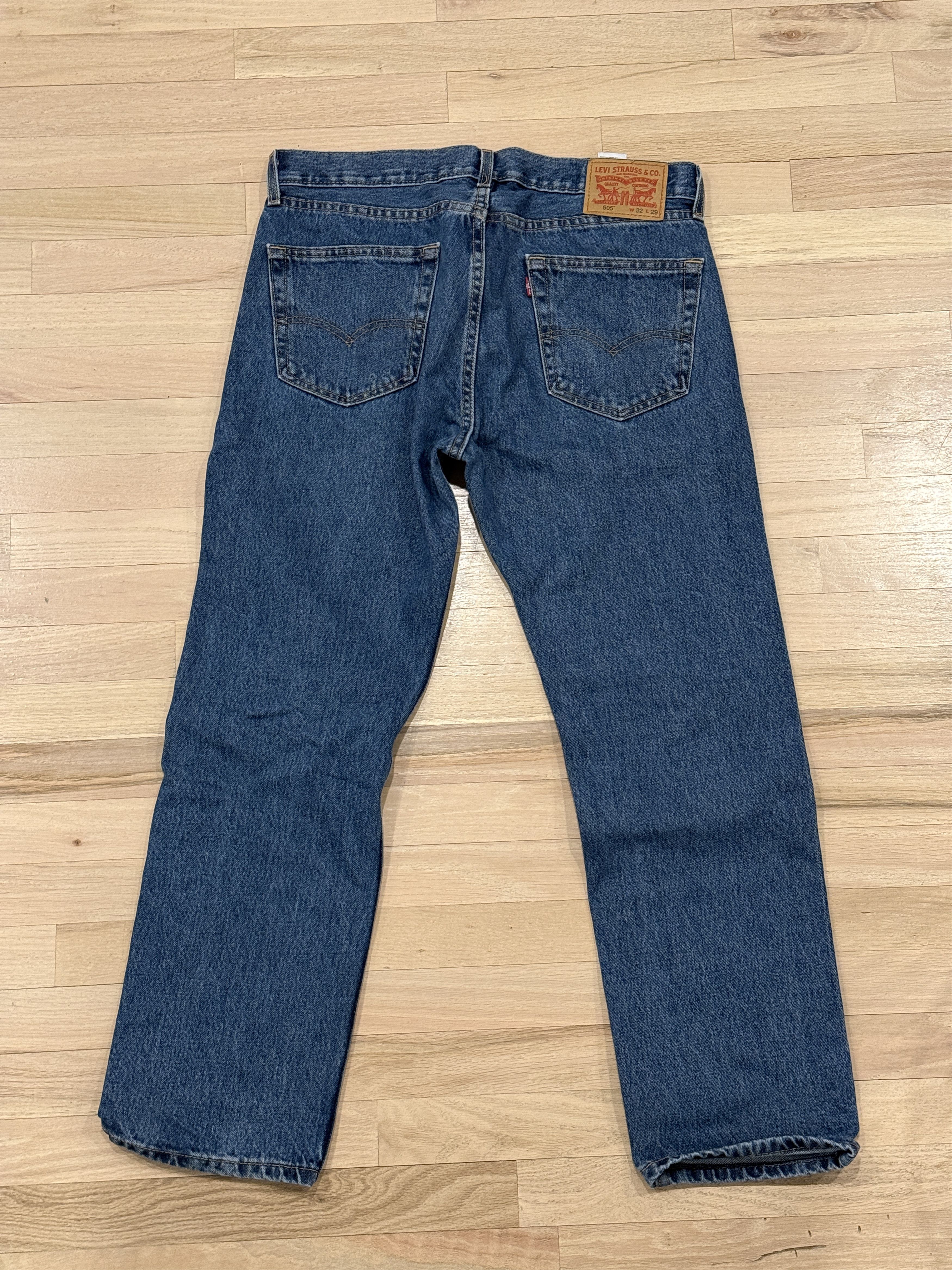 Levi's Levi's Stonewash 505 (32x29) Jeans Size US 32 / EU 48 - 2 Thumbnail