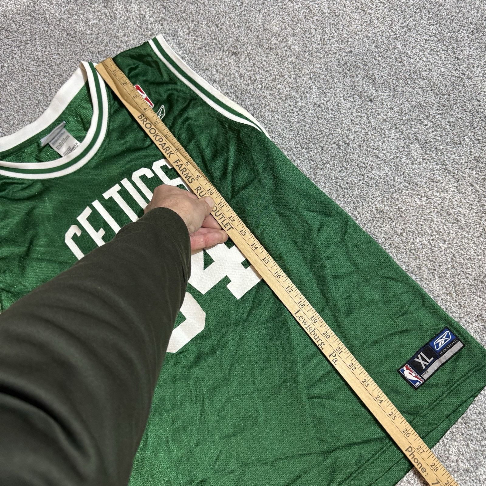 Reebok Reebok Paul Pierce #34 Boston Celtics NBA Jersey Mens XL Size US XL / EU 56 / 4 - 2 Thumbnail